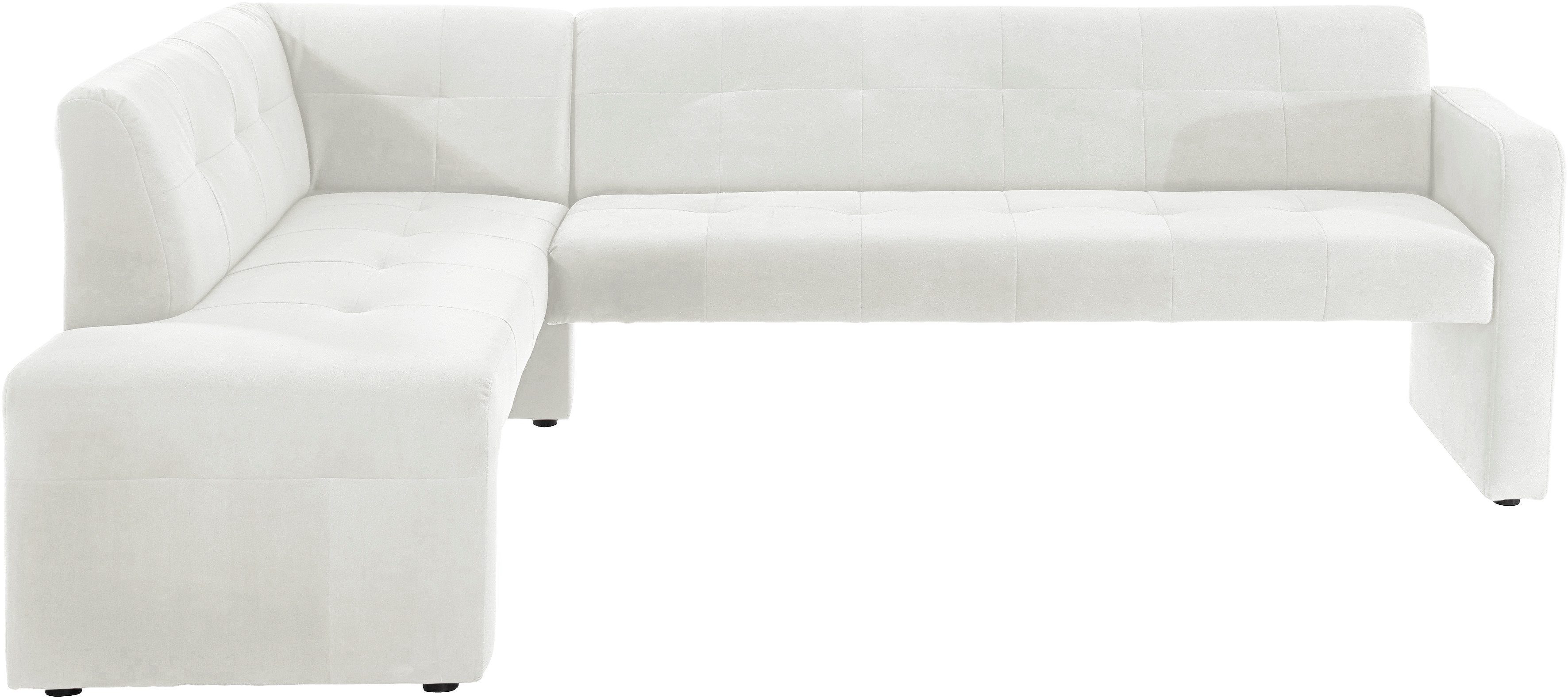 exxpo - sofa fashion Essbank Barista, bequem und elegant, hohe Bodenfreiheit, Eckbank Barista bequem und elegant, hochwertige Detailverarbeitung