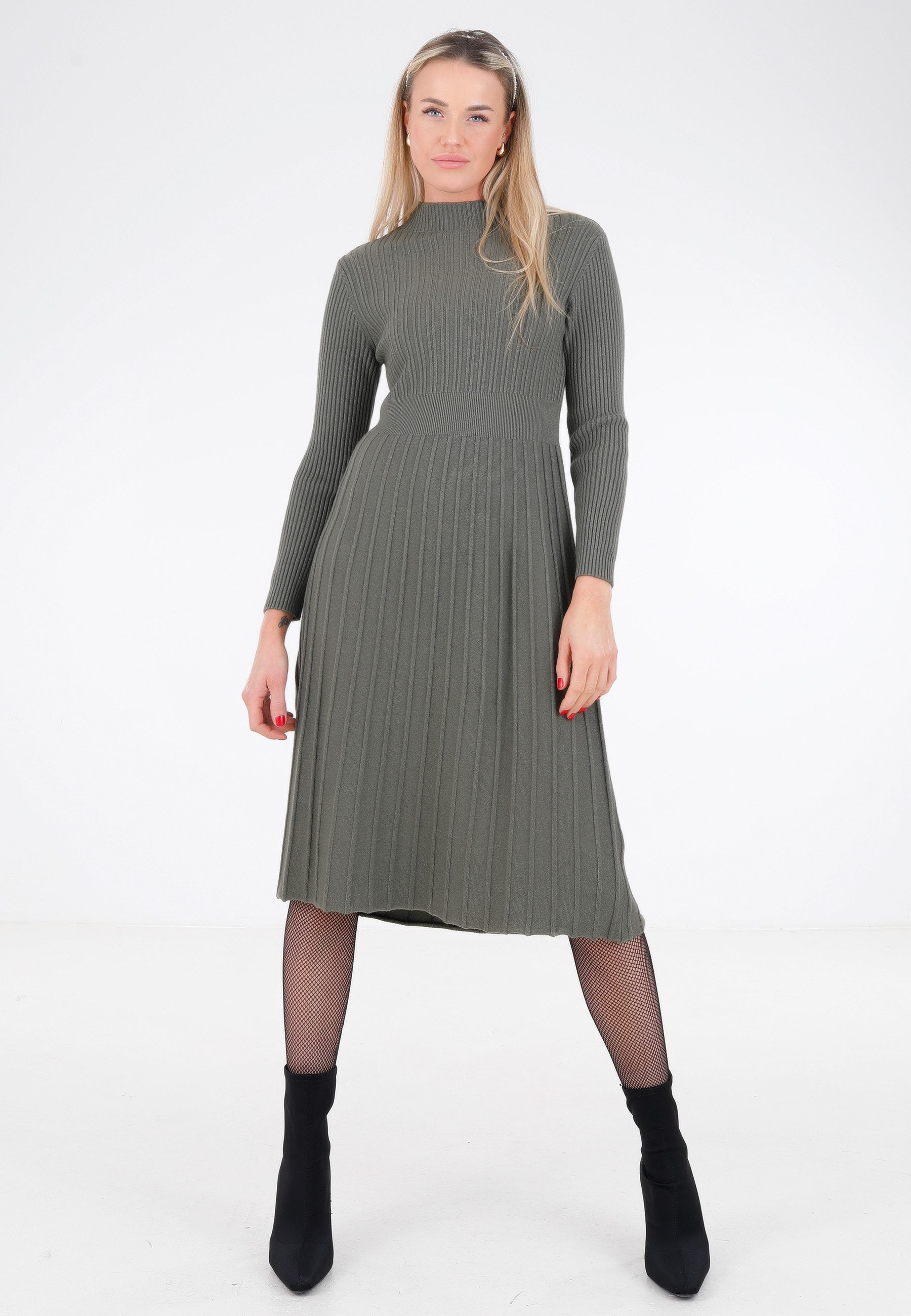 YC Fashion & Style Midikleid tailliert günstig online kaufen