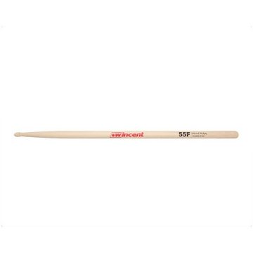 Wincent Schlagzeug 55F Drumsticks,4 Paar, natur, mit Damper Pads