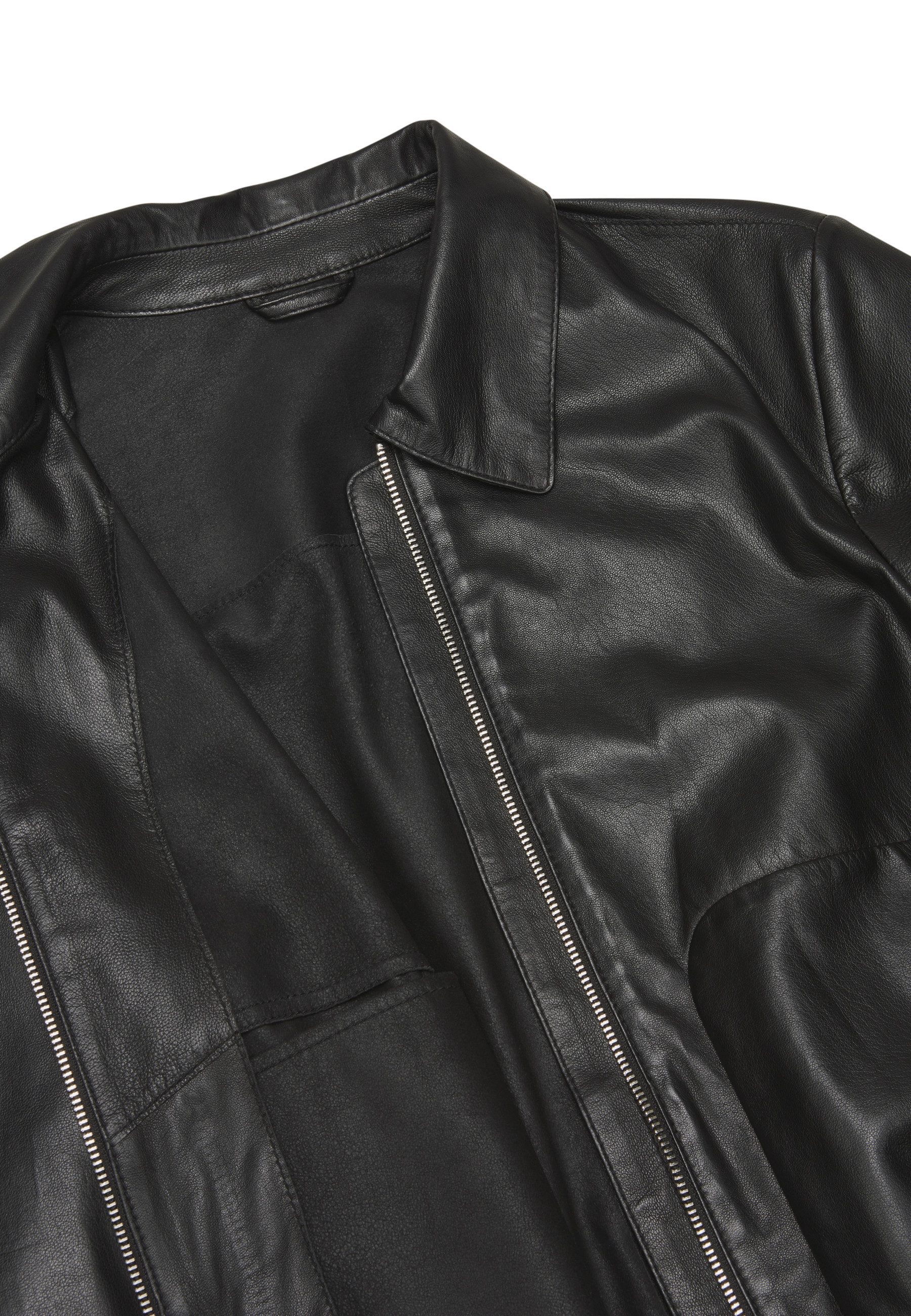 Lederjacke MSHelen Damen Bikerjacke Jacke Leder casual