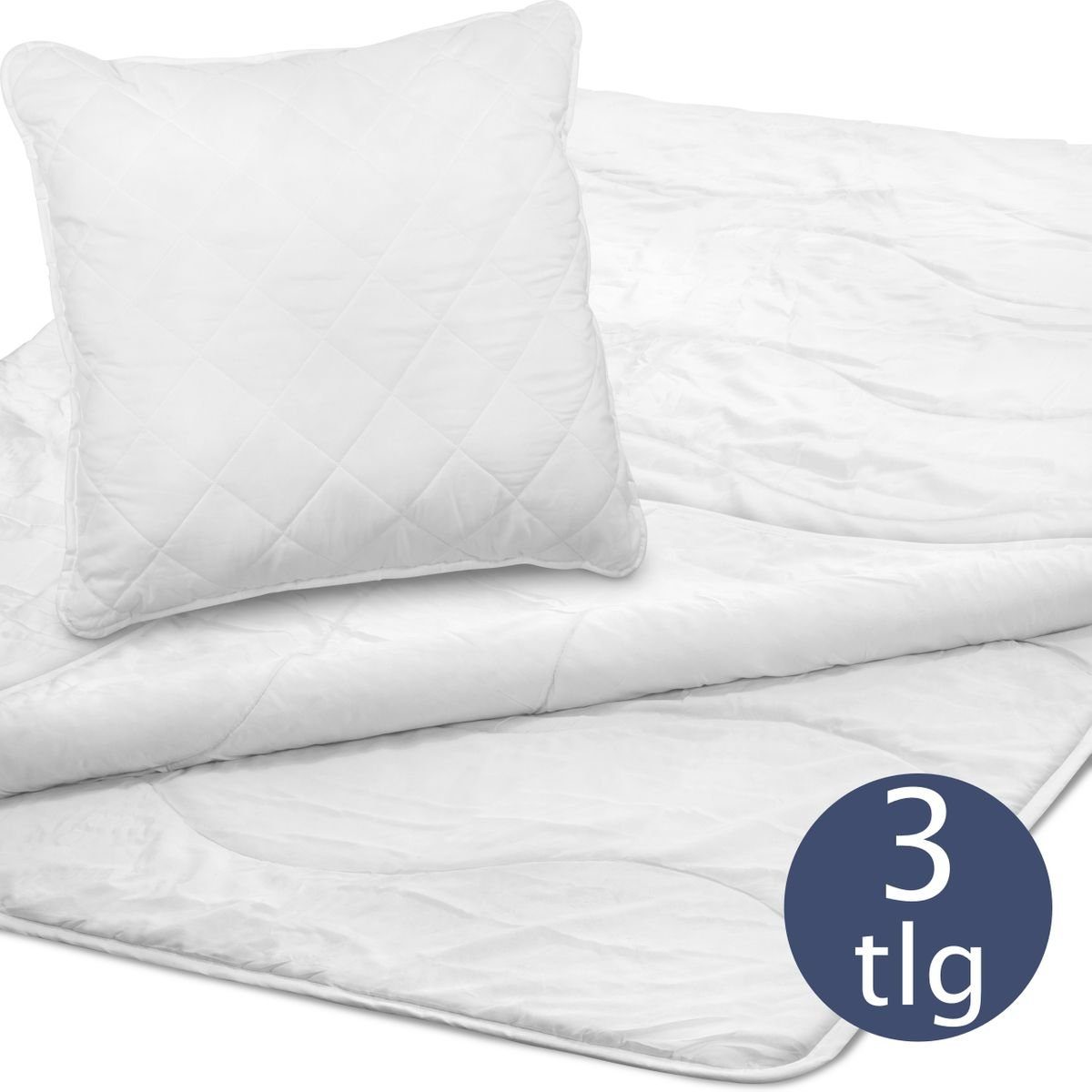 bonsport 4-Jahreszeitenbett + Kunstfaserkissen 4-Jahreszeiten Bettdecke günstig online kaufen