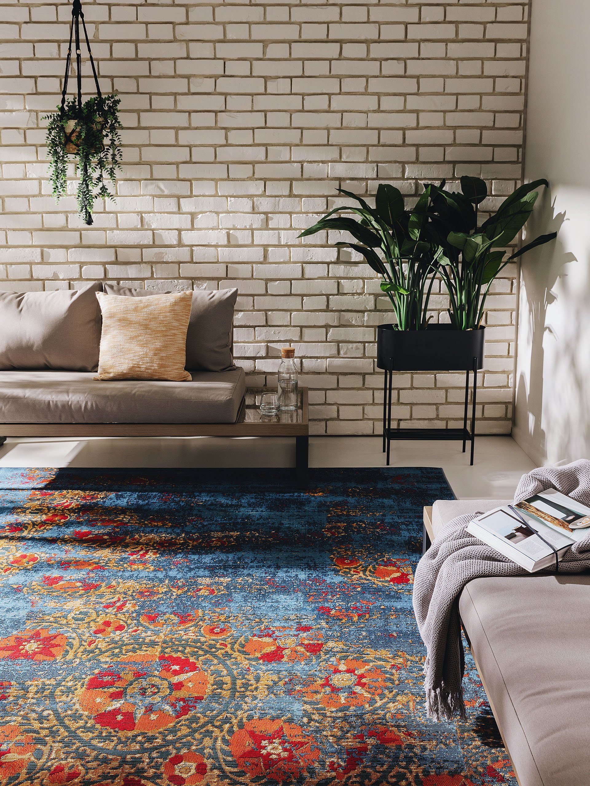 benuta Outdoorteppich Artis, rechteckig, Höhe: 5 mm, In- & Outdoorteppich, Pflegeleicht für Garten, Terrasse, Balkon, Küche