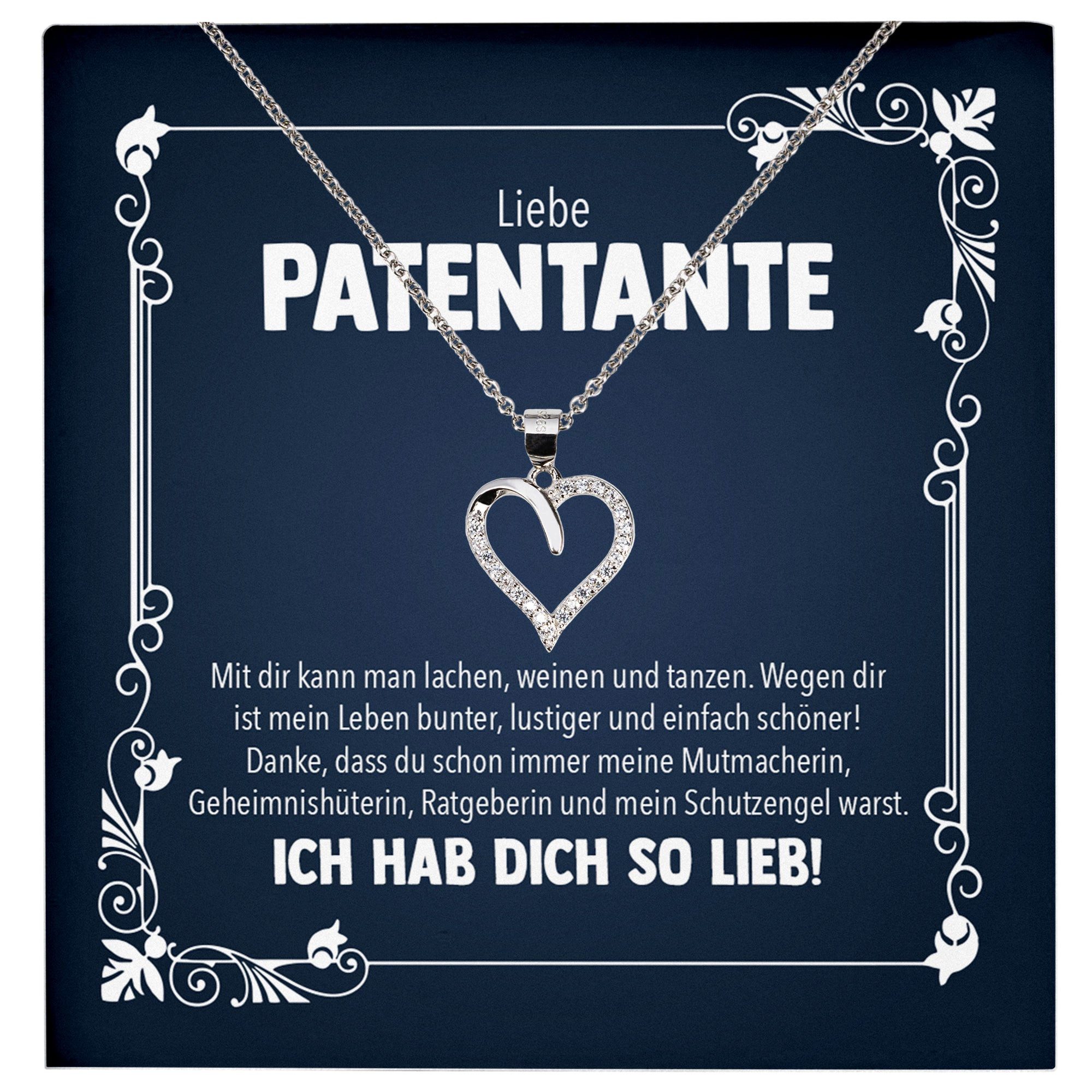 22Feels Schmuckset Liebe Patentante Geschenk Patin Frauen Schmuck Herz Hals günstig online kaufen