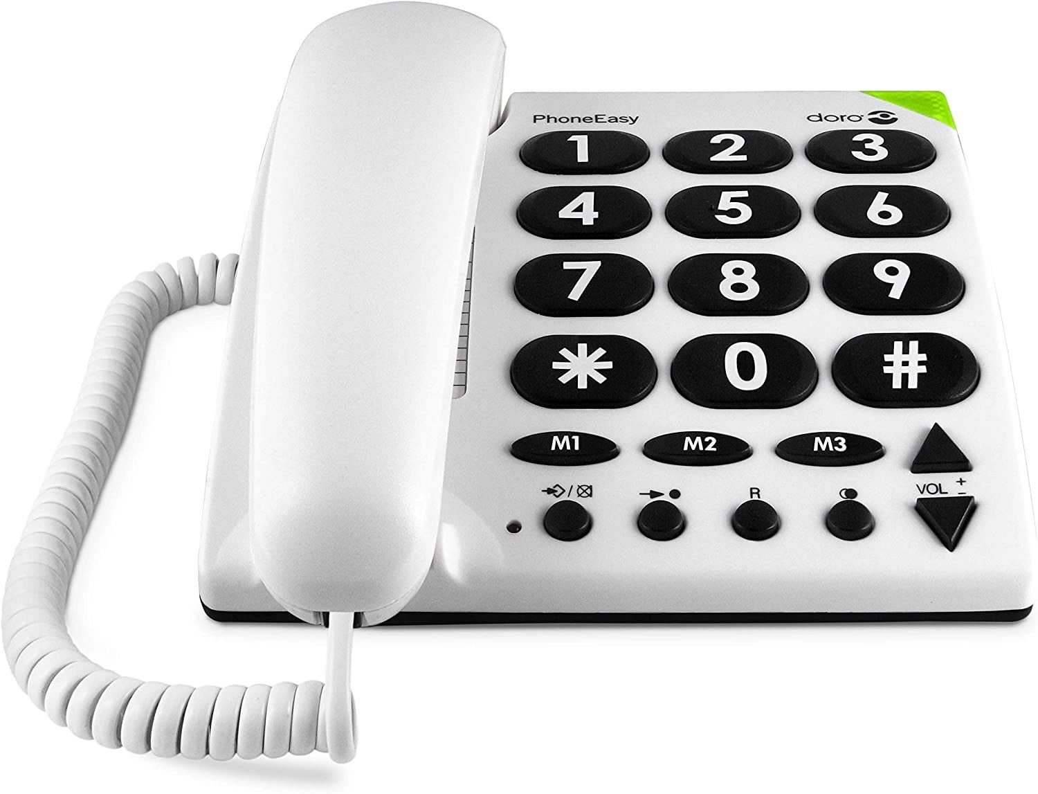 Doro PhoneEasy 311c Großtastentelefon (Hörgerätekompatibilität)