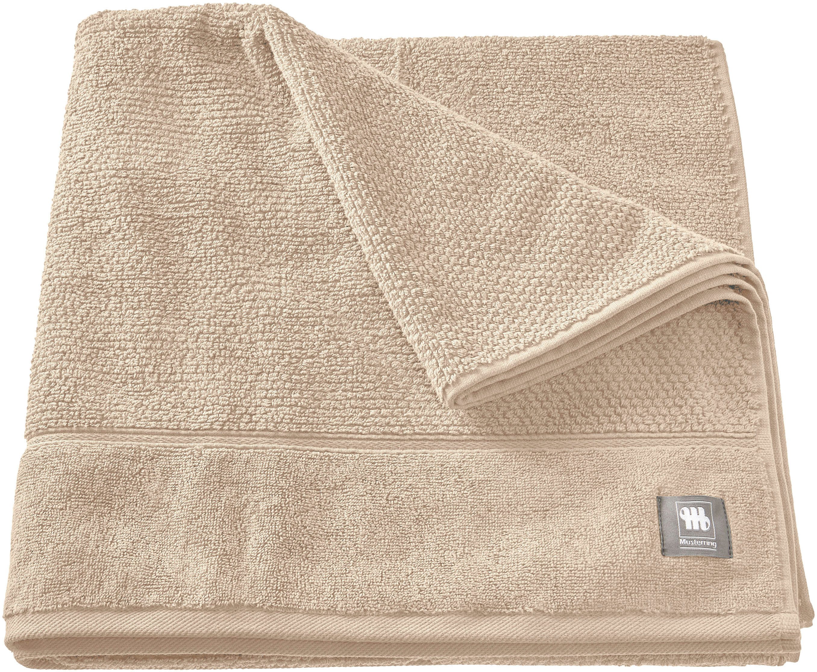 Musterring Badetuch Solid, Frottee (1-St), hautschmeichelnde Airtouch Qualität