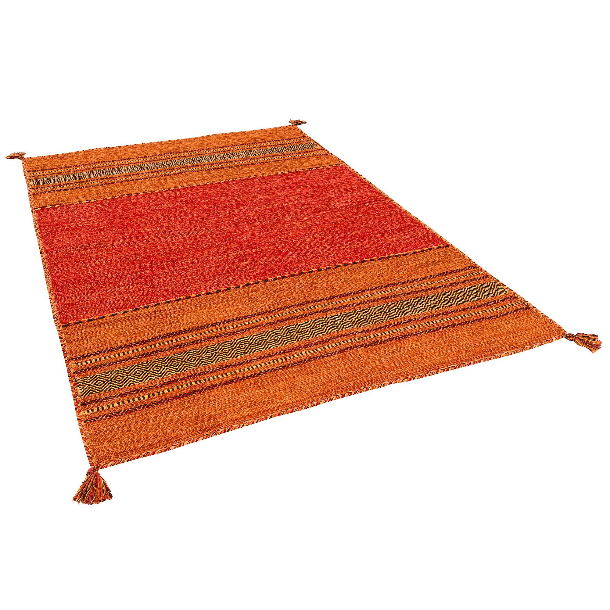Pergamon Wollteppich Natur Teppich Kelim Navarro, Rechteckig, Höhe: 8 mm – Bild 5 von 5