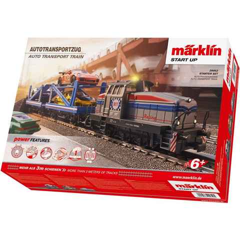 Märklin Spielzeugeisenbahn-Set Märlin Start up - Startpackung Autotransportzug - 29952, Spur H0, mit Licht; 230 V; Made in Europe
