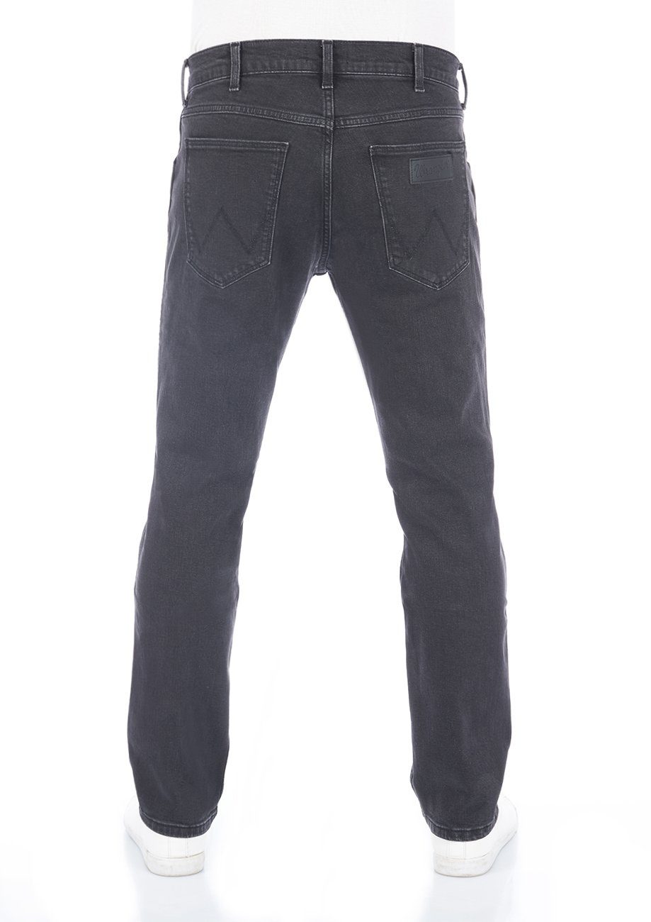 Fit Straight-Jeans Black mit (WSS3HT62D) Wrangler Stretch Herren Jeanshose Denim Out Regular Greensboro Hose