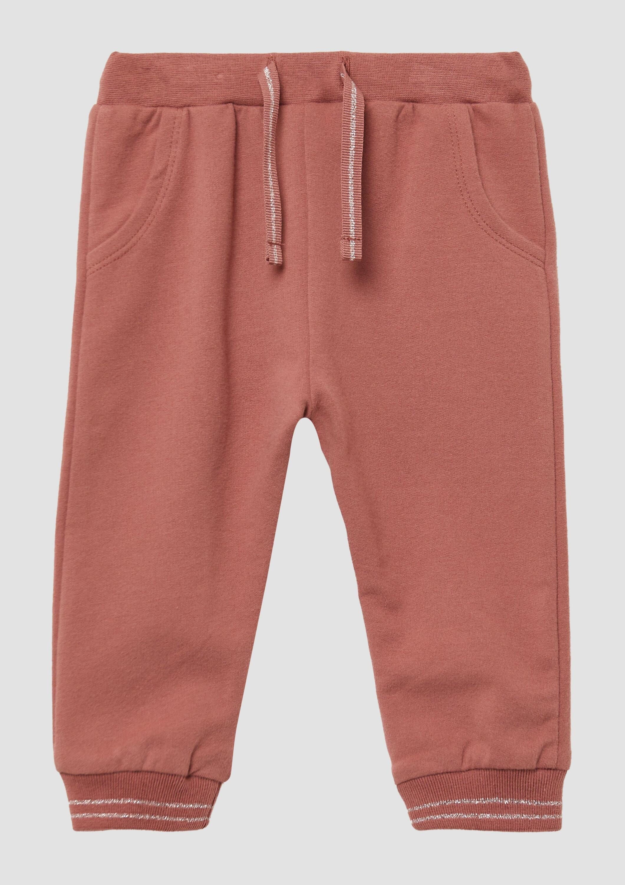 s.Oliver Leggings Leggings Sweatpants aus Baumwollmix mit Glitzerdetails