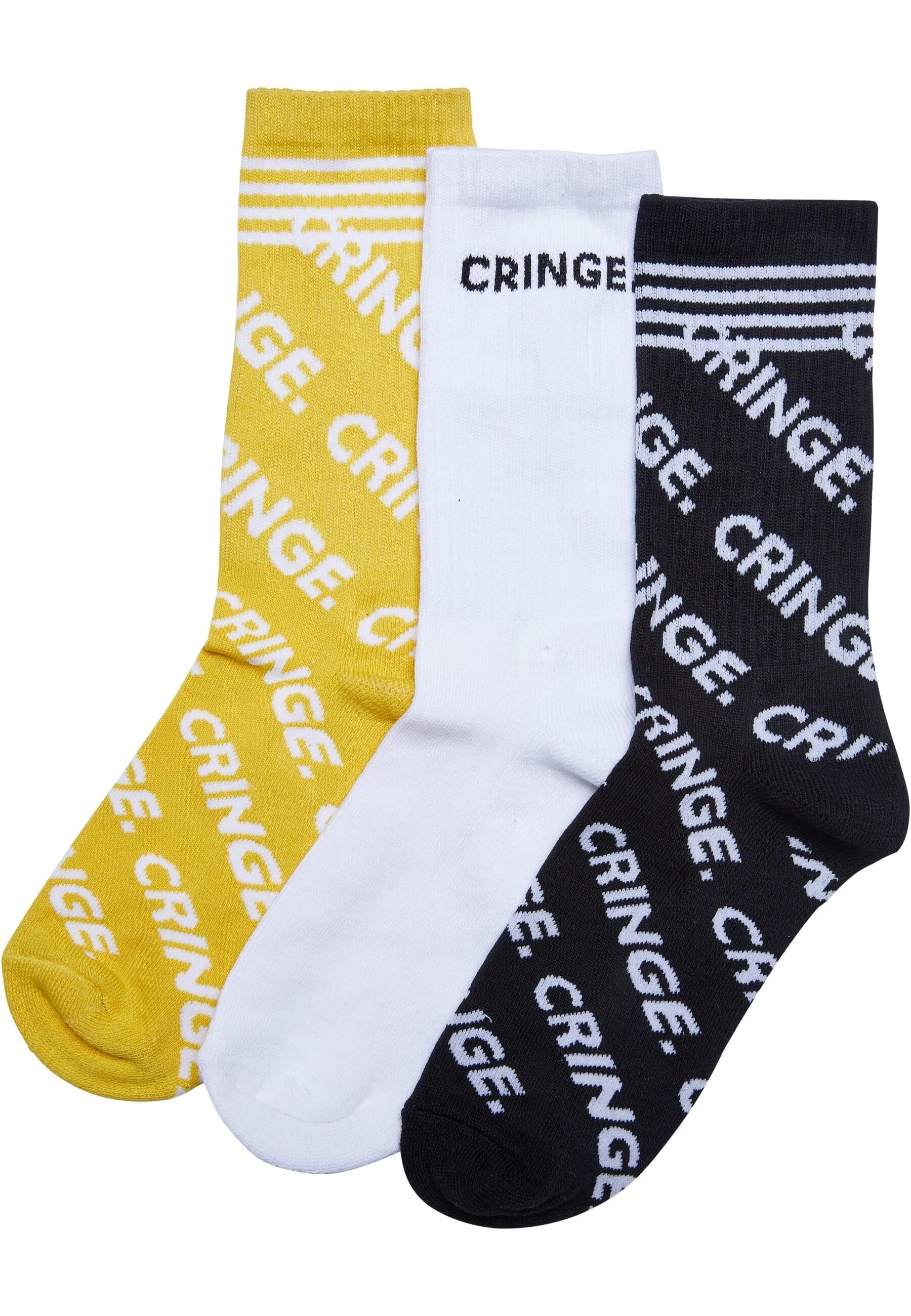 Basicsocken MisterTee Unisex Cringe Socks 3-Pack