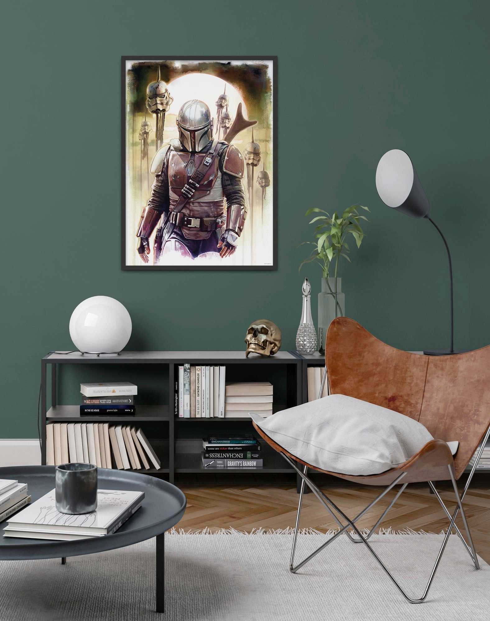 Komar Bild Mandalorian Impaler, Disney, Star Wars (1 St), Wandbild zur Dekoration im Kinderzimmer - ohne Rahmen