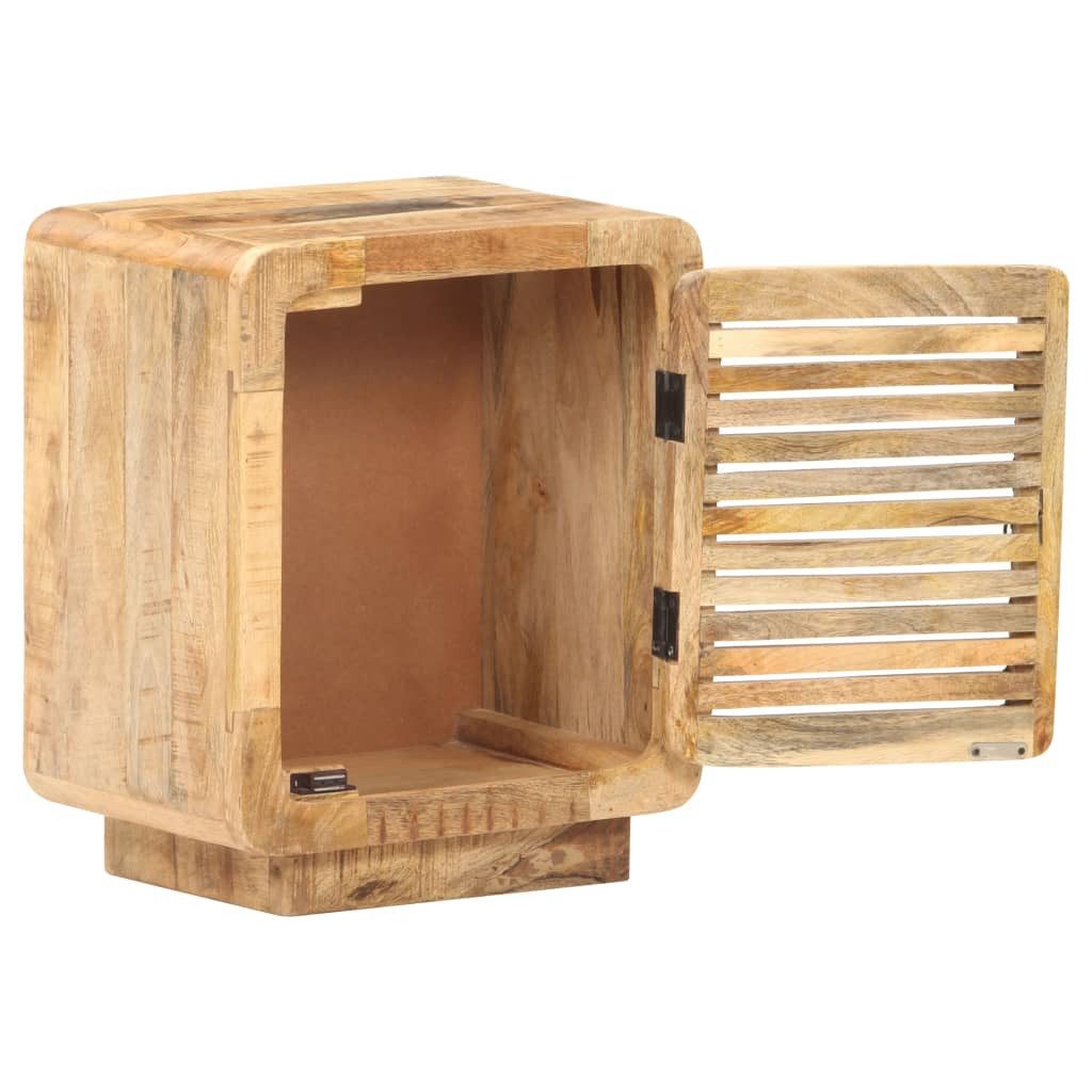 vidaXL Nachttisch Nachttisch 40x30x50 cm Raues holz (1-St)