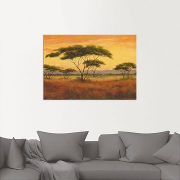 Artland Wandbild Afrikalandschaft, Afrika (1 St), als Alubild, Outdoorbild, Leinwandbild in verschied. Größen