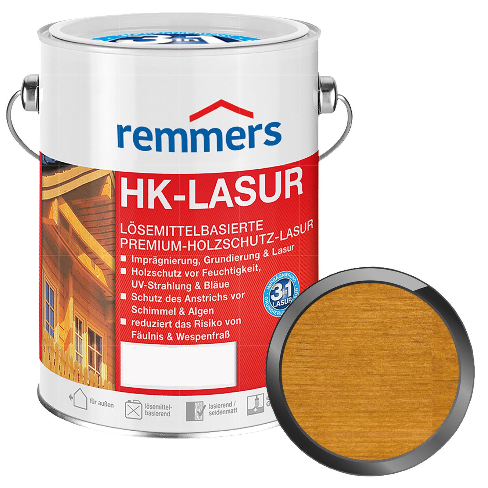 Remmers Holzschutzlasur HK-LASUR - 2.5 LTR