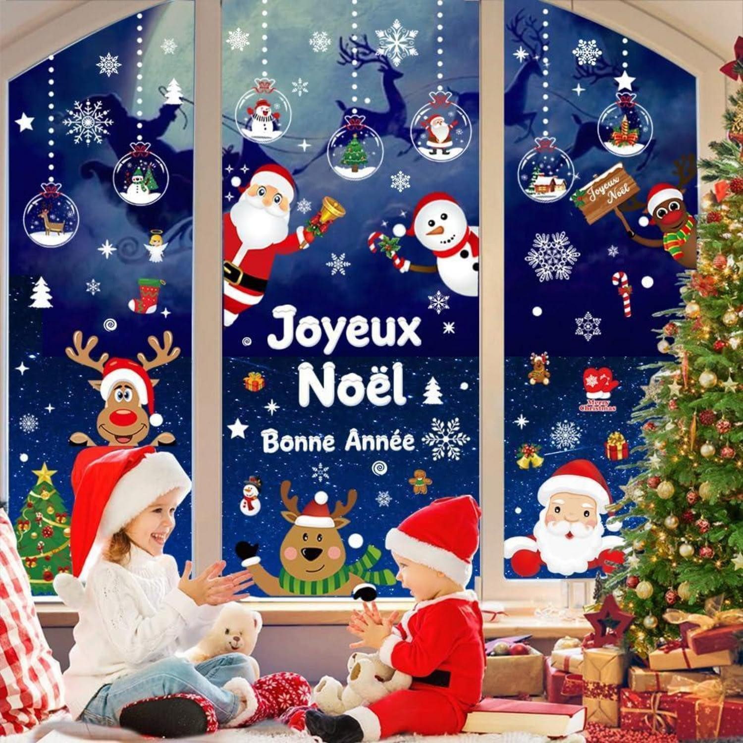 LuxusKollektion Fensterbild Fensterbilder Weihnachten 10 Blatt