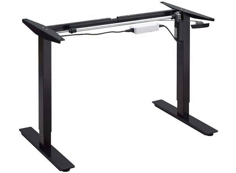 Balderia Tischgestell »STR07«, Balderia Höhenverstellbare Tischbeine - Elektrisch verstellbarer Schreibtisch - Tischgestell für Heim & Büro - Höhe 65,5-115,5 cm - Schwarz