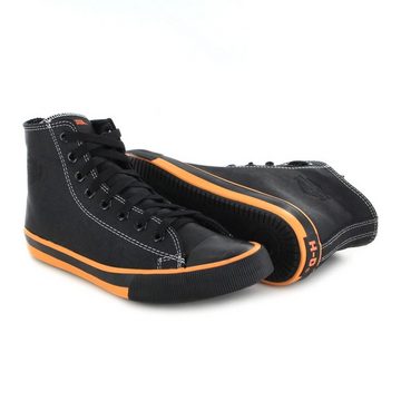 HARLEY-DAVIDSON D93816 NATHAN Black Herren High-Top Sneaker Schwarz Sneaker