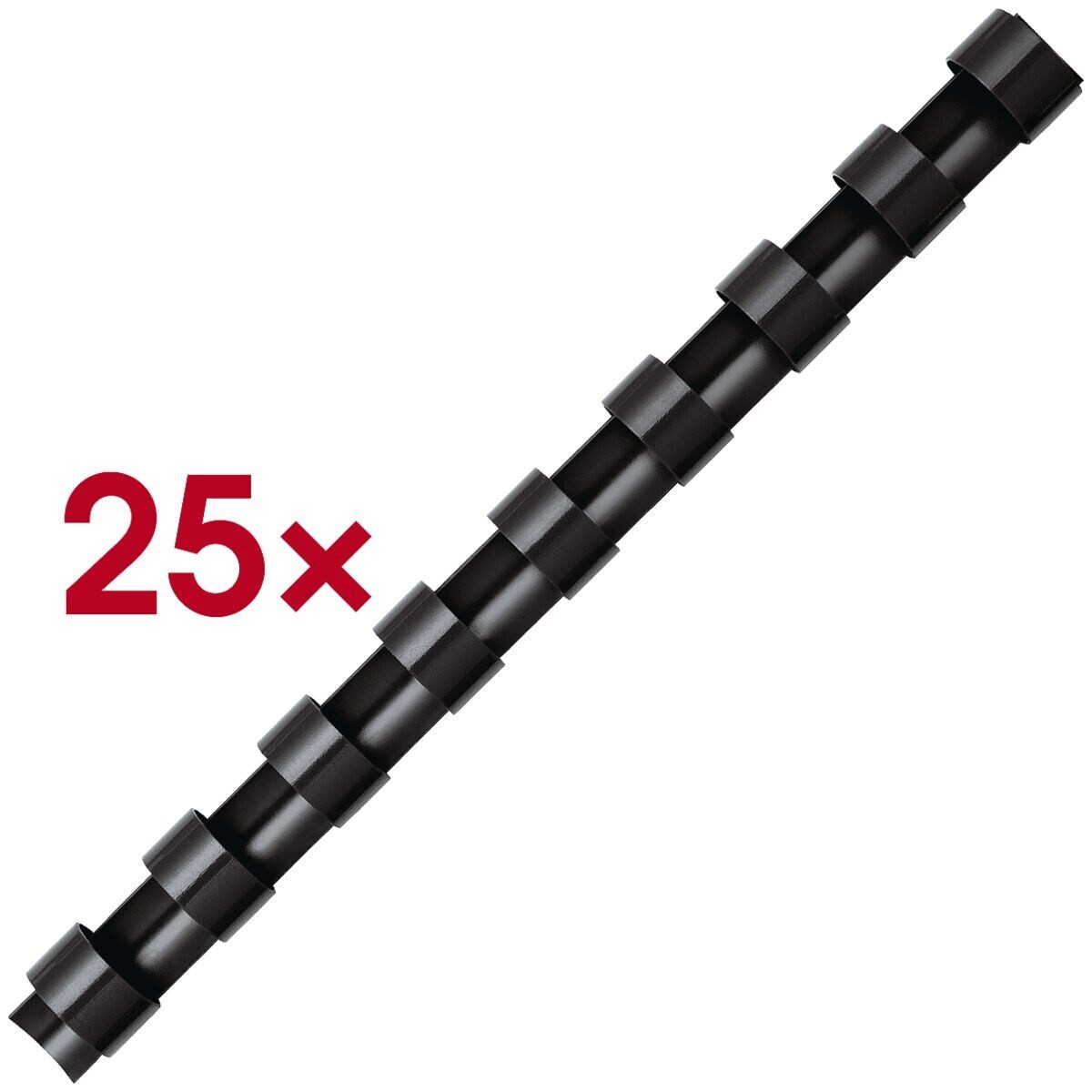 FELLOWES Bindegerät, Plastikbinderücken Ø 6 mm, 21 Ringe, DIN A4, 20 Blatt