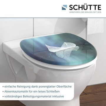 Schütte WC-Sitz Fallen Leaf, Duroplast, mit Absenkautomatik