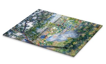 Posterlounge Acrylglasbild Claude Monet, La Terrasse, Wohnzimmer Landhausstil Malerei
