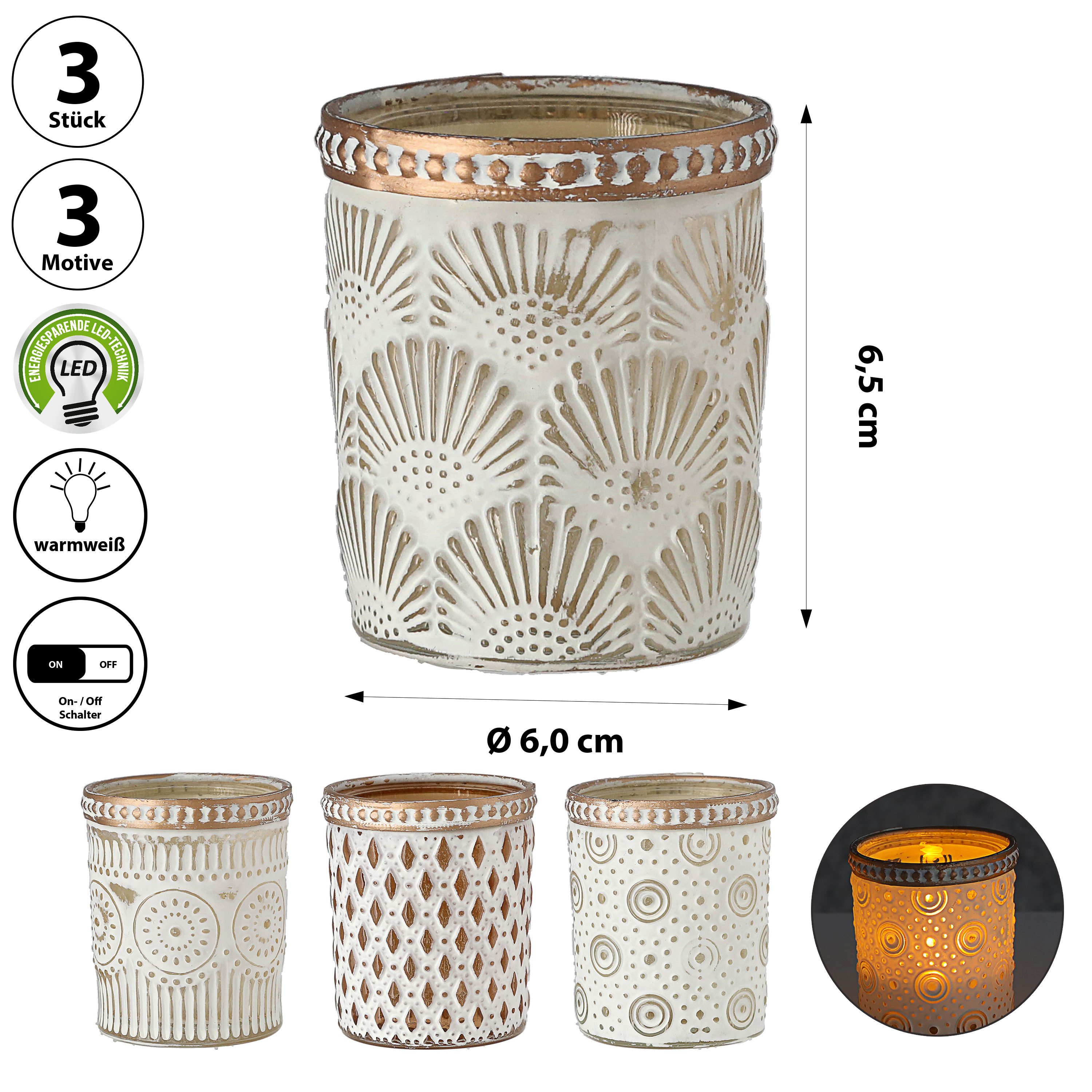 CEPEWA Windlicht Windlicht 4er Set Oriental günstig online kaufen