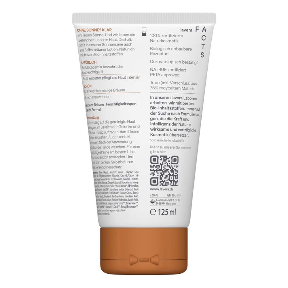lavera Selbstbräunungslotion Selbstbräuner Lotion 125ml