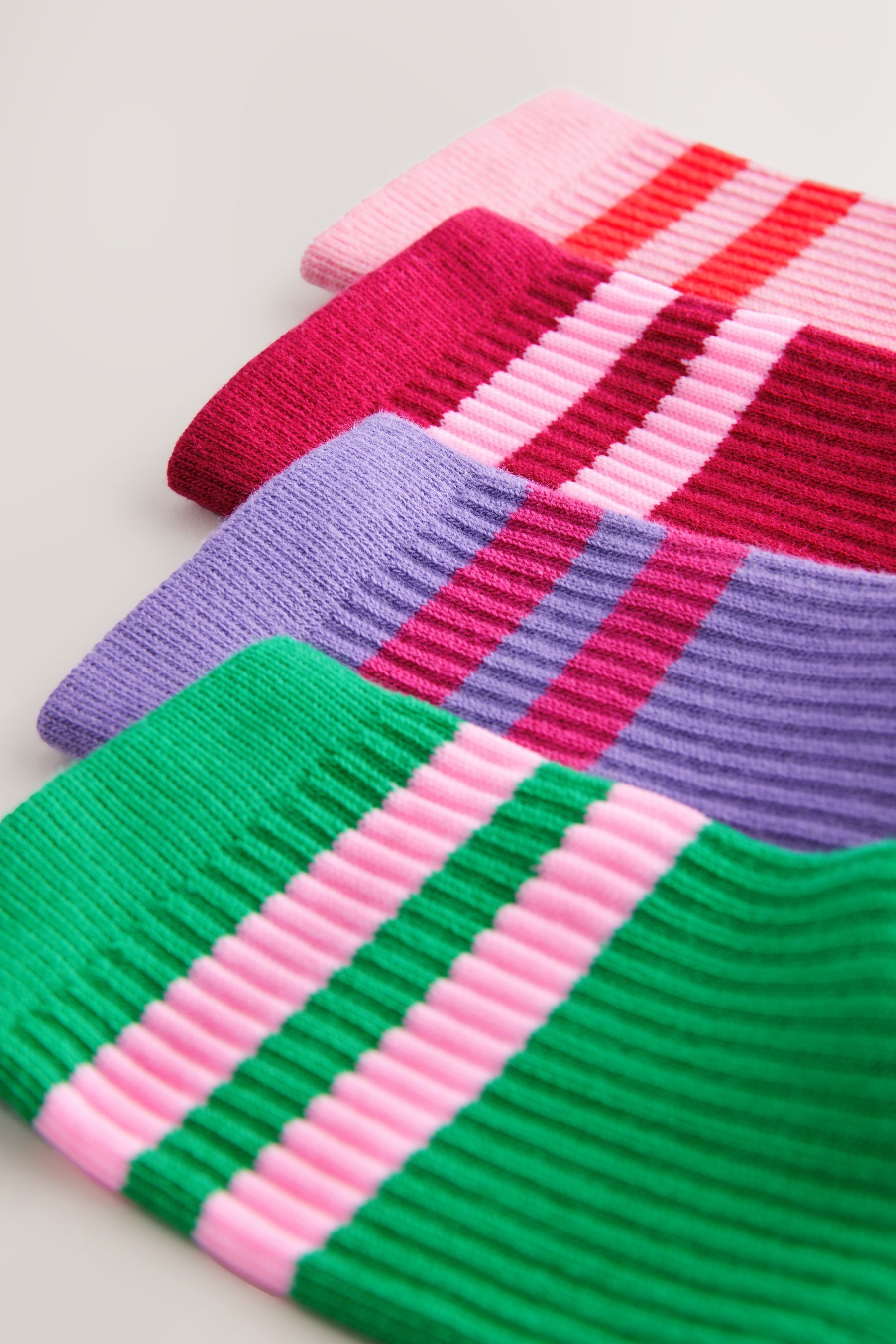 Next Kurzsocken Socken mit gepolsterter Sohle Baumwolle, 4er-Pack (4-Paar) – Bild 2 von 5