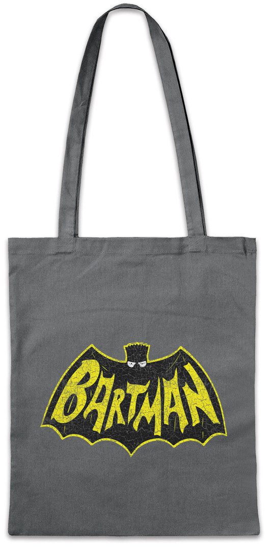 Urban Backwoods Beuteltasche Bartman Stofftasche Bad Man Comic Cartoon Crossover Art Fun Bart (1-tlg), Batman Gotham Springfield Lisa