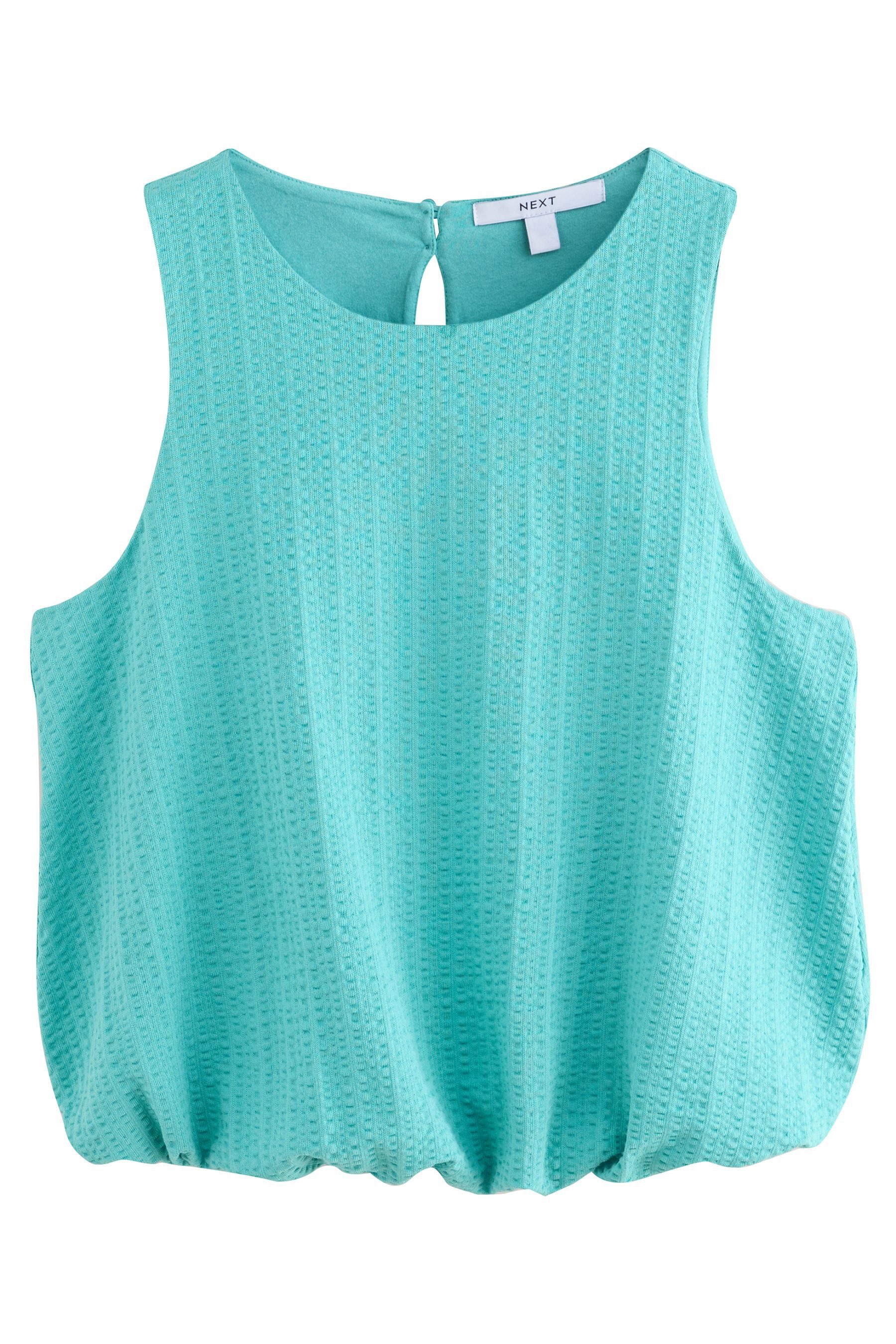 Next Shirttop Ärmelloses Top mit Ballonsaum günstig online kaufen