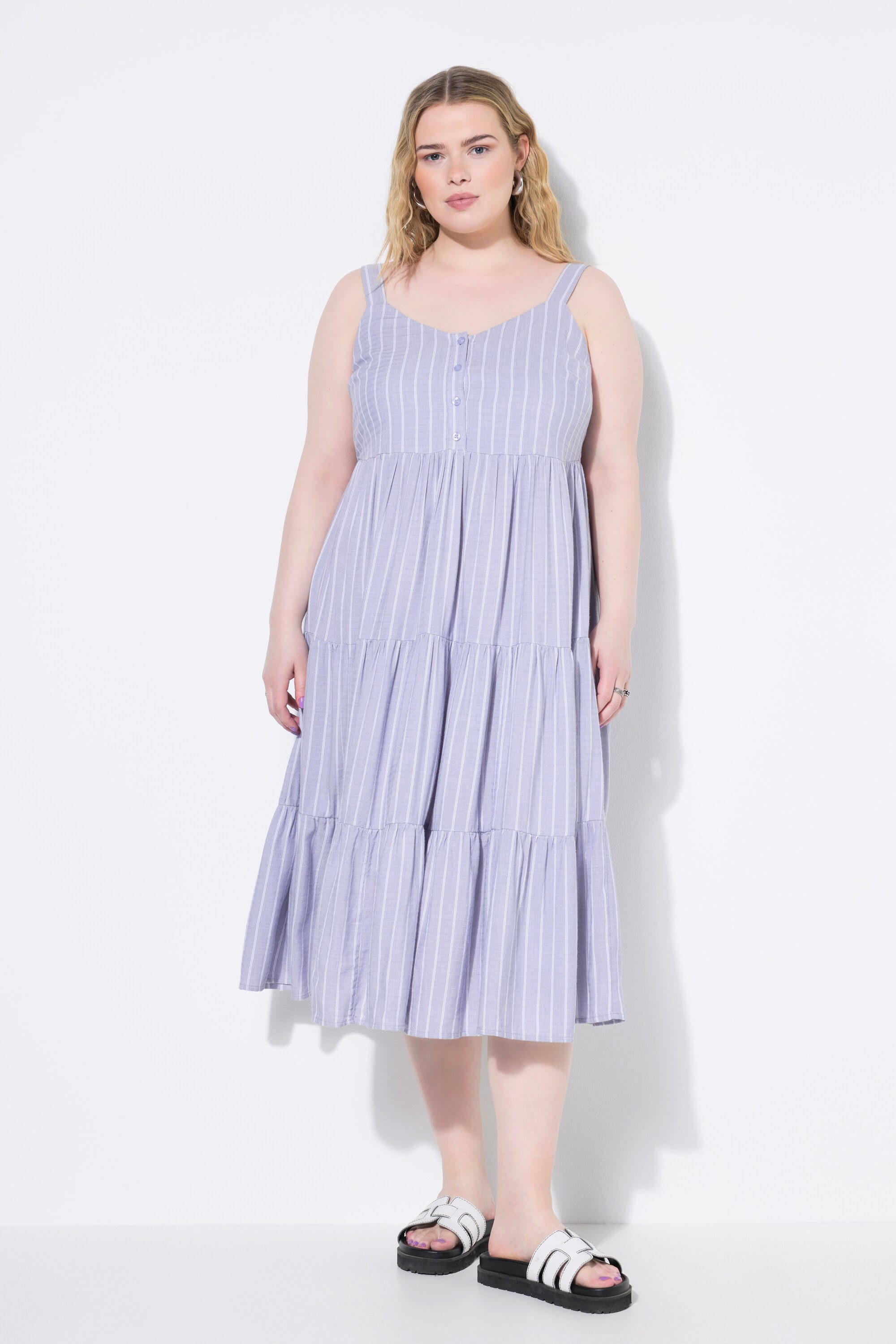 Studio Untold Midikleid Midikleid A-Line Streifen günstig online kaufen