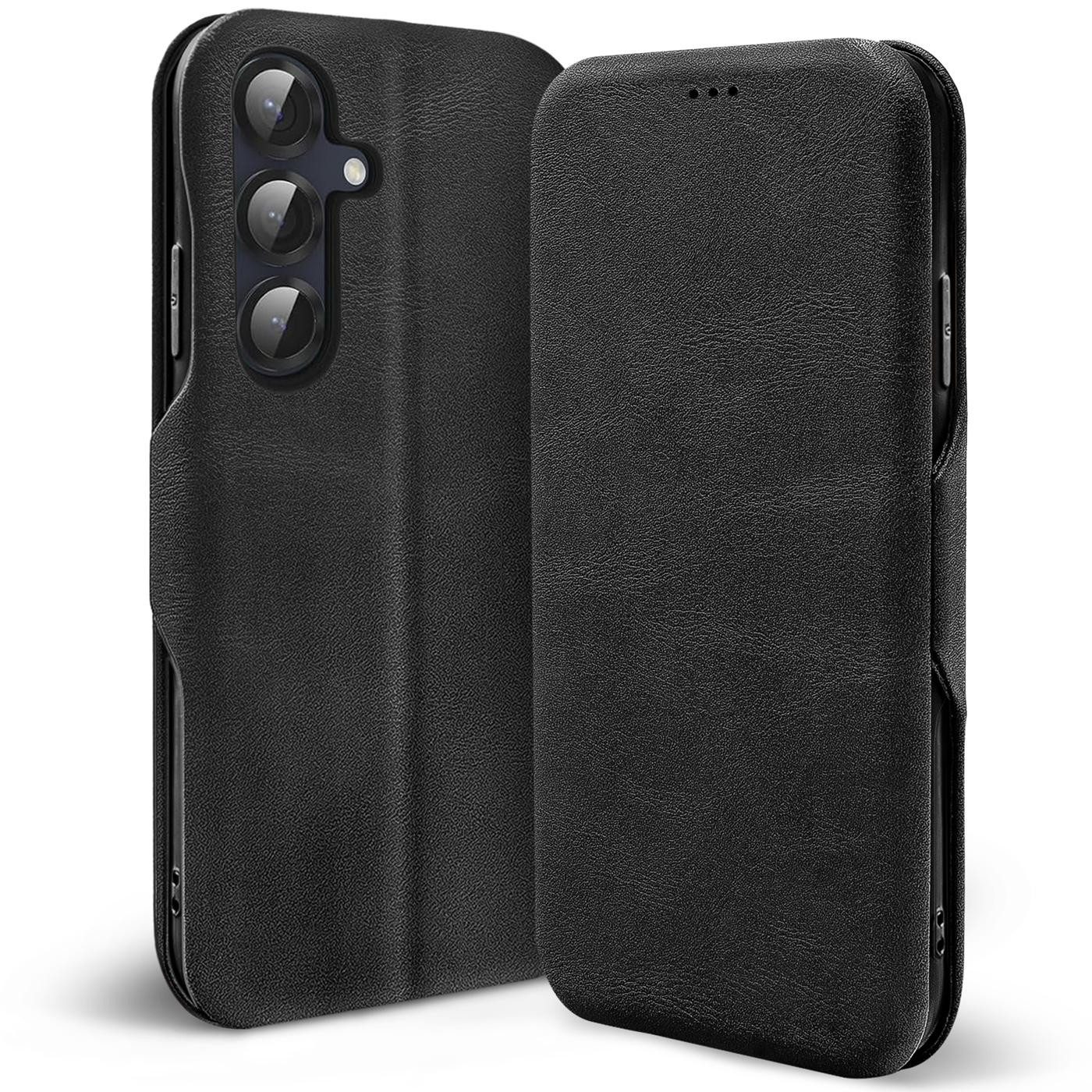 CoolGadget Handyhülle Business Premium Hülle Für Samsung Galaxy S26 6,3 Zoll, Handy Tasche mit Kartenfach für Samsung S26 5G Schutzhülle