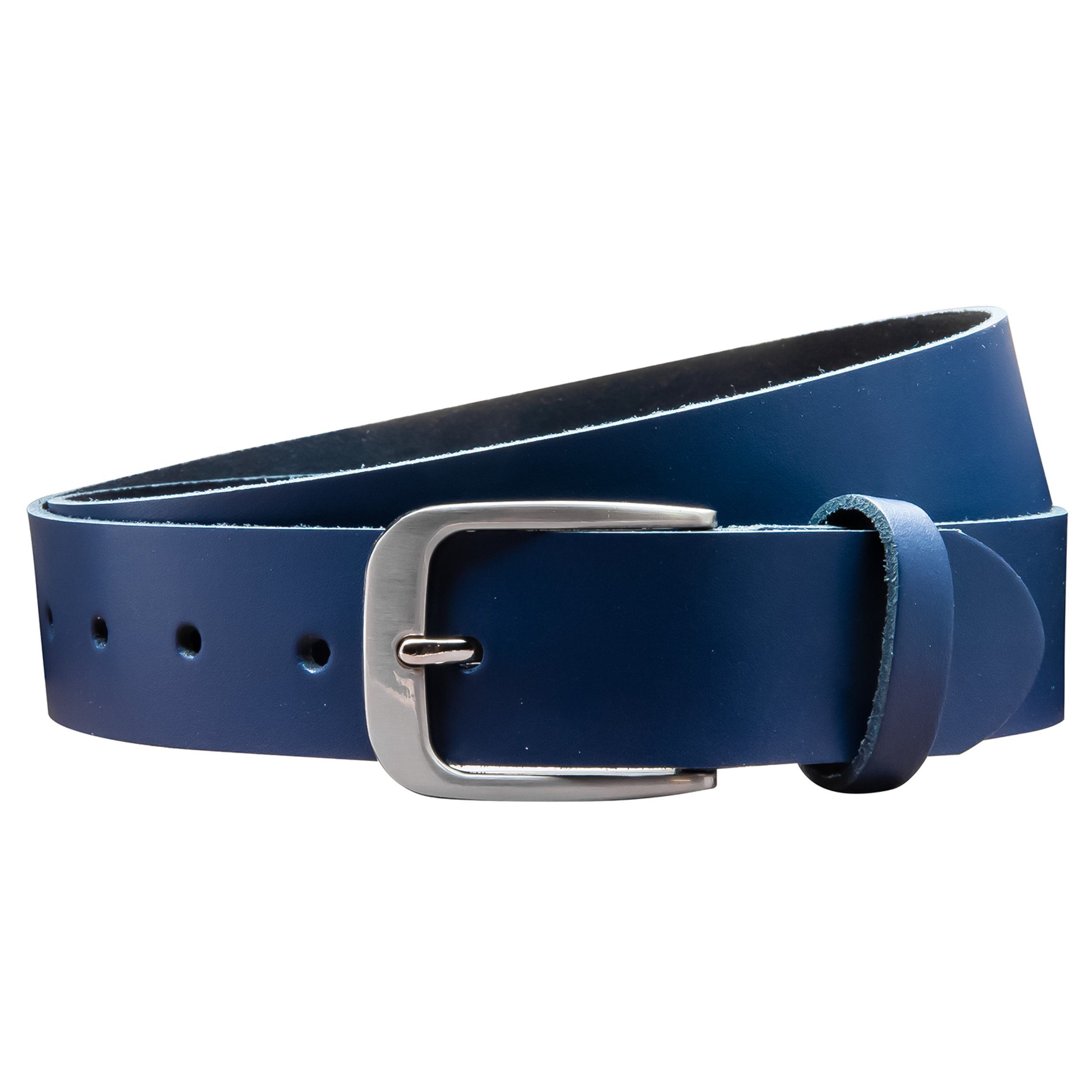 COLOGNEBELT Ledergürtel OM428-SL-Dunkelblau MADE IN GERMANY, günstig online kaufen