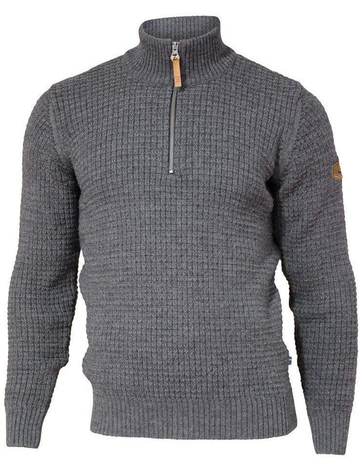 Ivanhoe of Sweden Wollpullover Ivanhoe Herren Moritz Half Zip Strickpullover