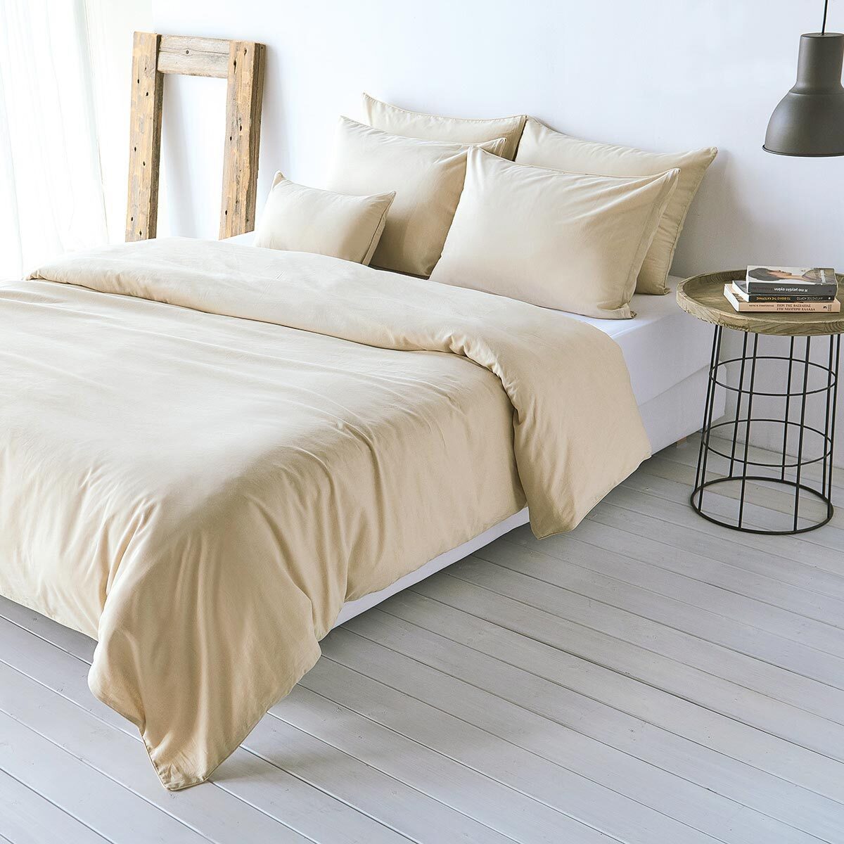 TRAUMSCHLAF Bettwäsche Cotton-Leinen, Leinen, 2 teilig, günstig online kaufen