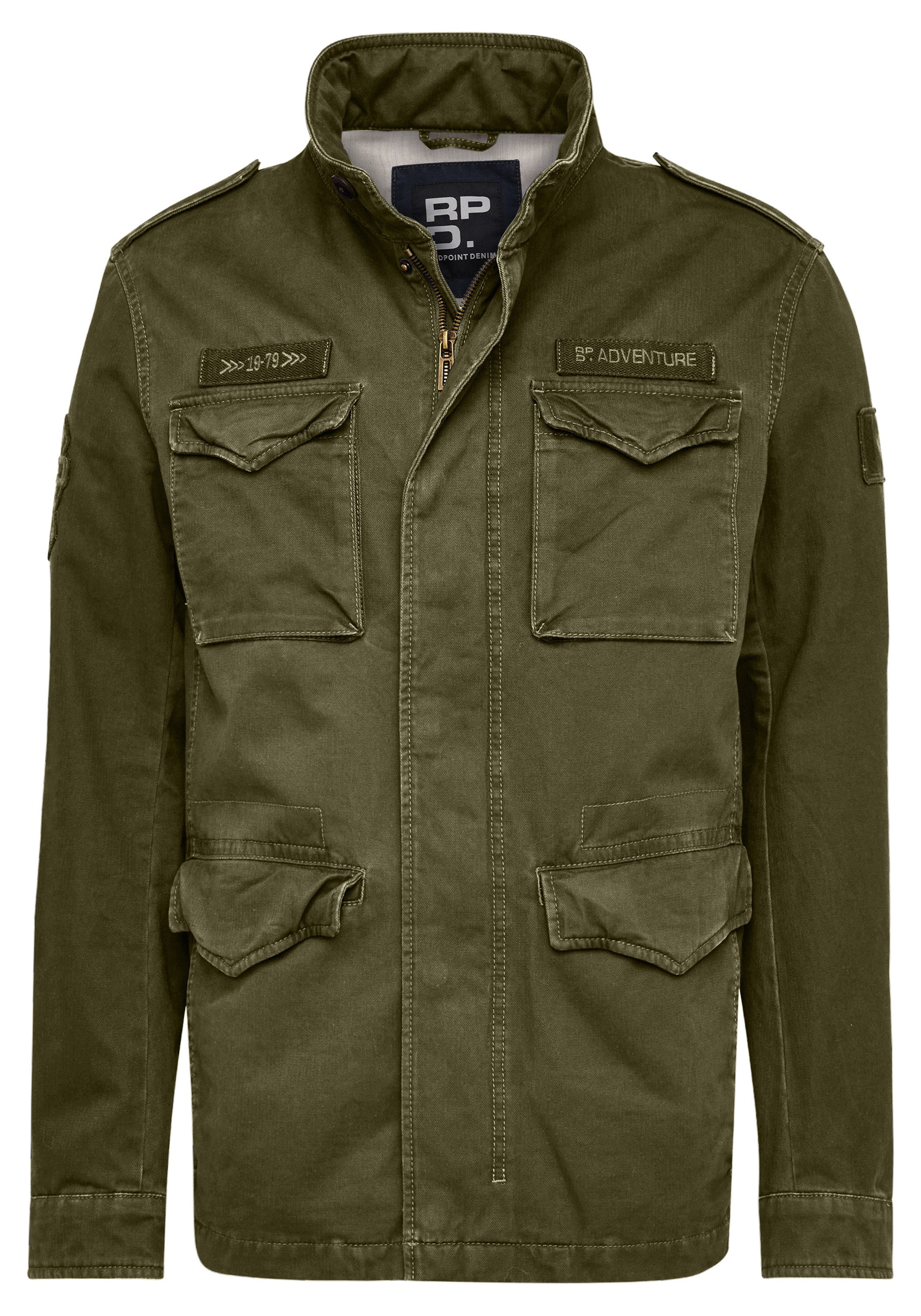 Redpoint Fieldjacket BURTON Modern Fit Fieldjacket aus reiner Baumwolle