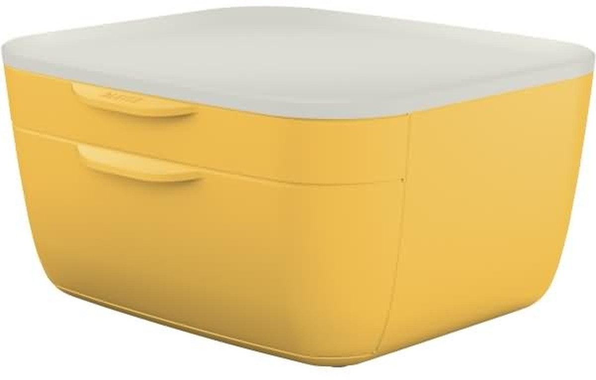 LEITZ Organizer Schubladenset Cosy A4 2 Schubladen Polystyrol gelb/hellgrau