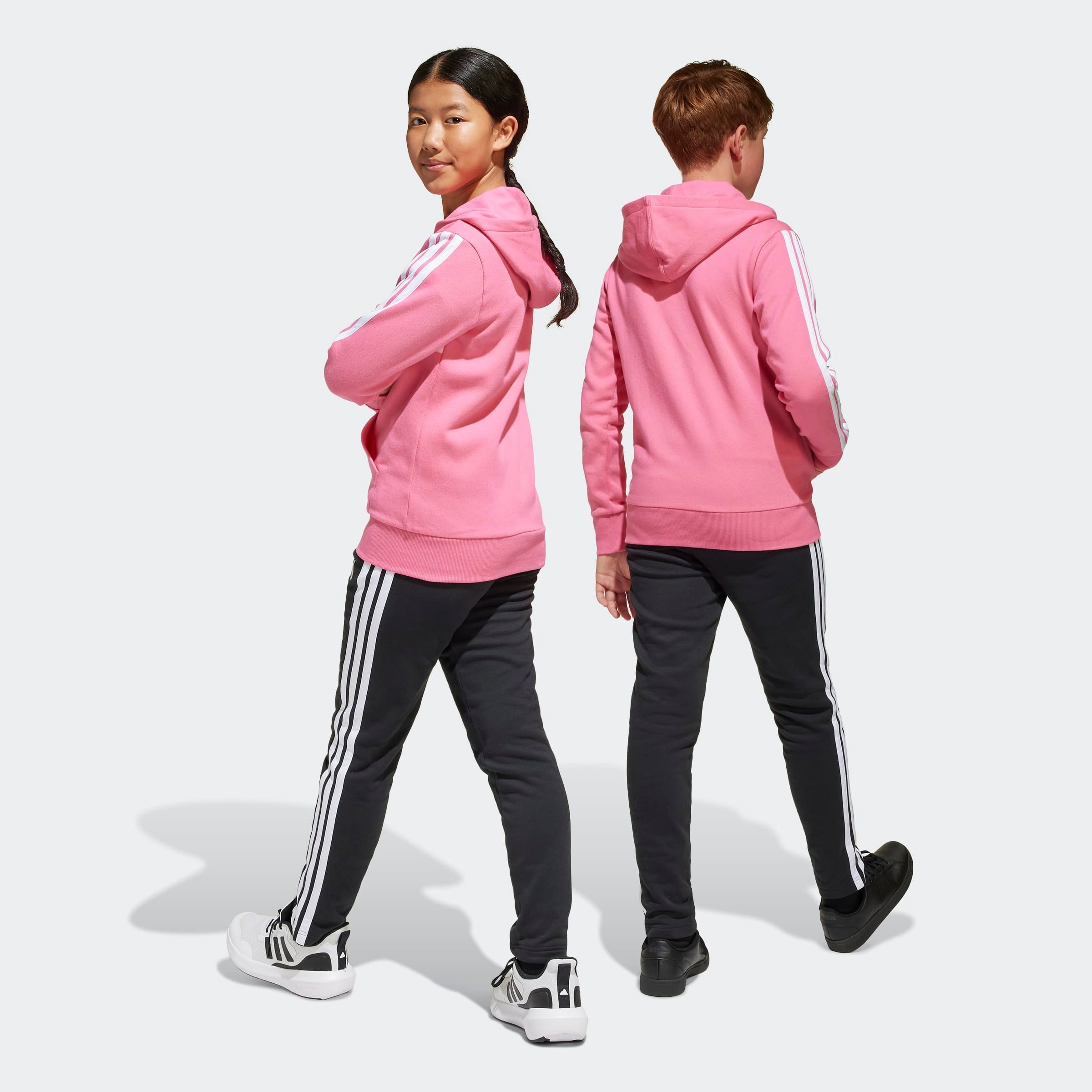 adidas Sportswear Trainingsanzug SEASONAL ESSENTIALS TIBERIO 3-STREIFEN KIDS (2-tlg)
