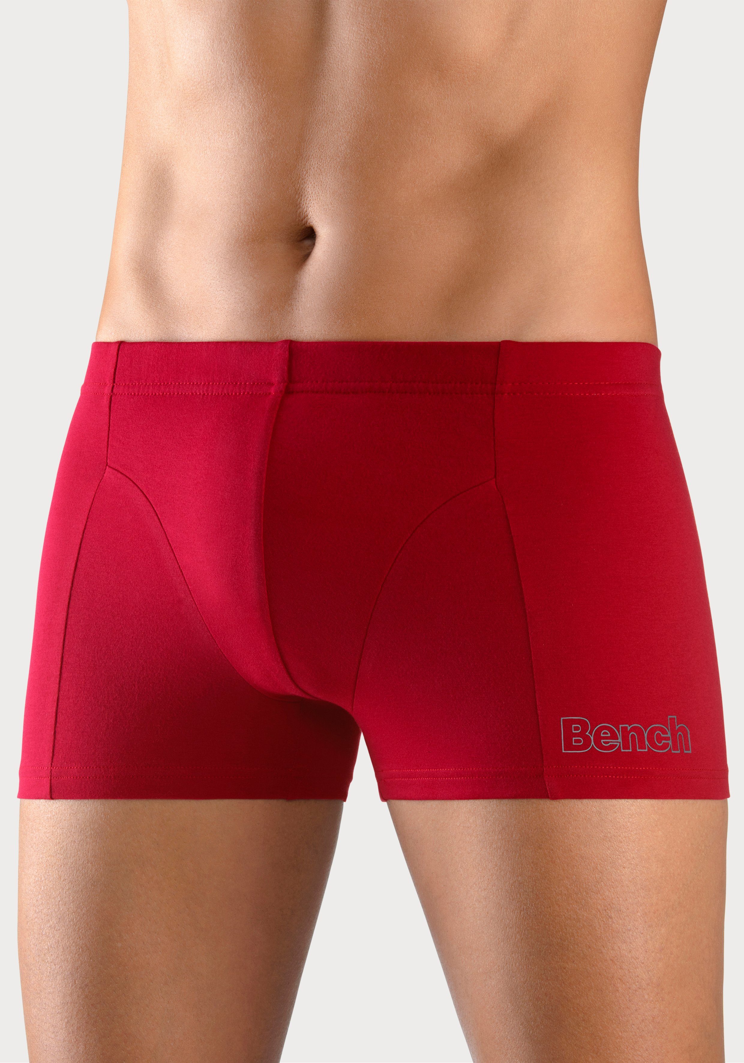 Bench. Bein Dose (Packung, schwarz navy, auf kleinem mit in der Logodruck Boxer rot, dem 4-St) anthrazit-meliert,