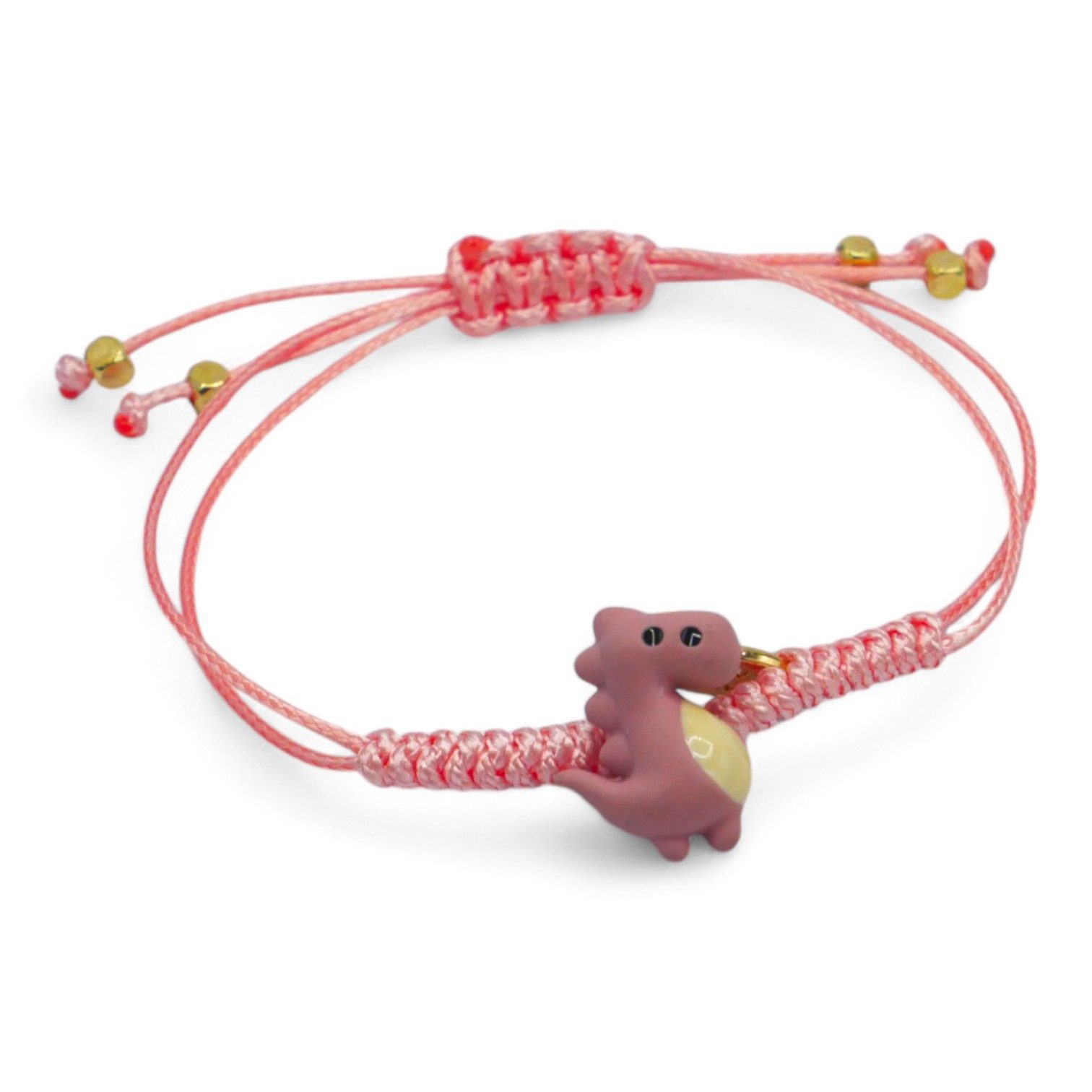 Eyecatcher Armkette Dinosaurier Armband Lila Rosa oder Grün One Size Stoff