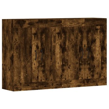 furnicato Sideboard Wandschränke 2 Stk. Räuchereiche Holzwerkstoff