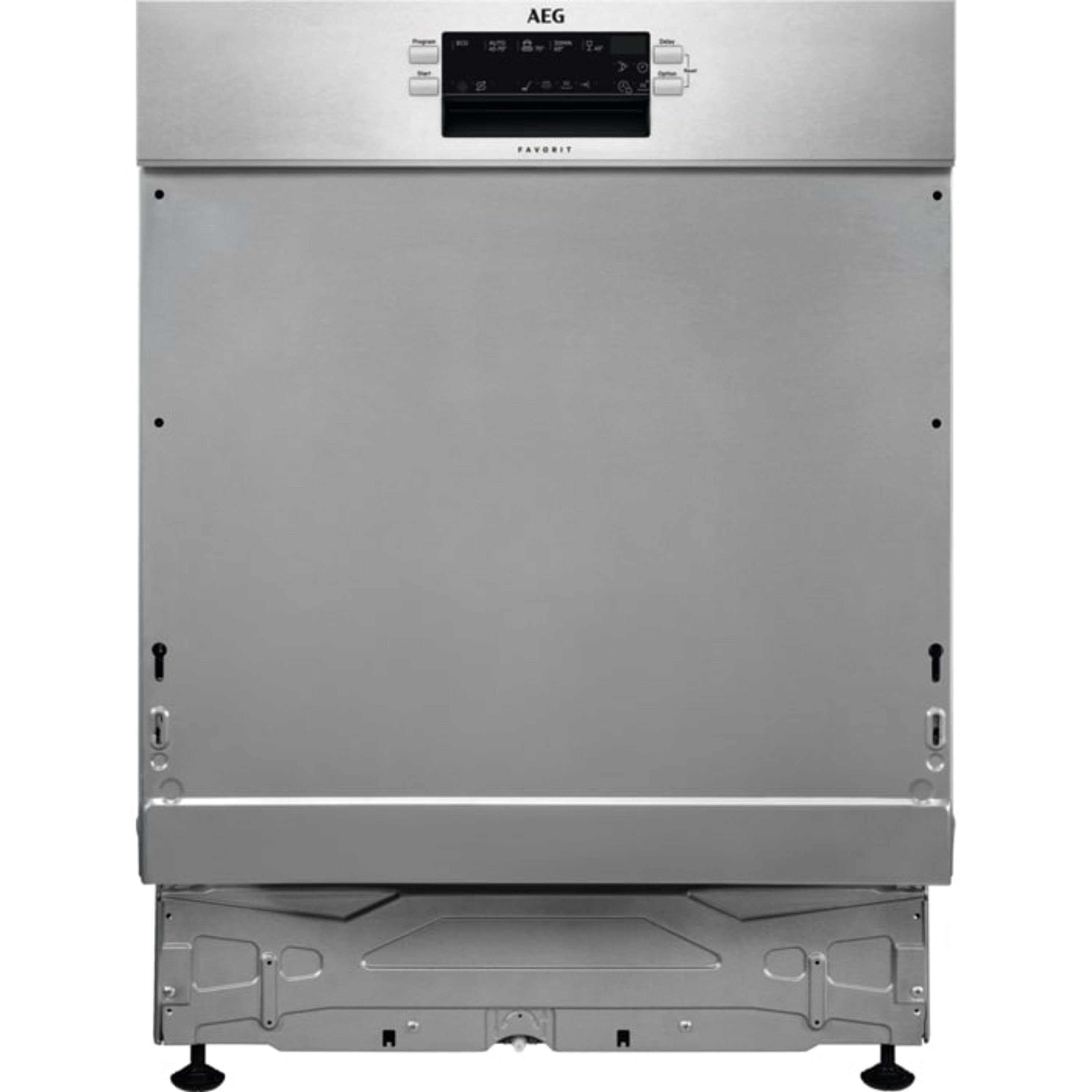 AEG teilintegrierbarer Geschirrspüler 3000 FEB52620ZM, 9.9 l, 9 Maßgedecke, ExtraHygiene-Programm, Wassersensor