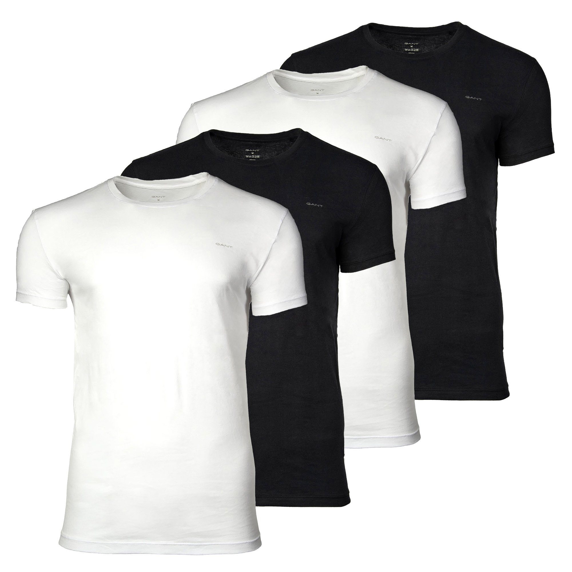 T-Shirt Herren T-Shirt 4er Pack Baumwolle