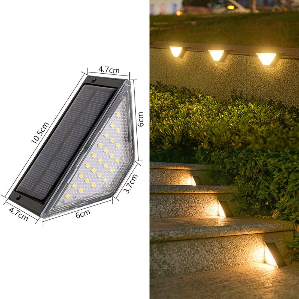QUBEBU LED Gartenleuchte Solar-Terrassenleuchten, 2/4/6/8/10 Stück, Solar-S günstig online kaufen