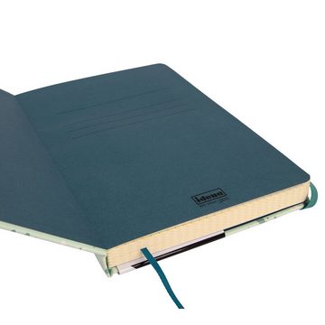 Idena Notizbuch Notizbuch - Notebook - 192 Seiten - kariert - mint Sparkle