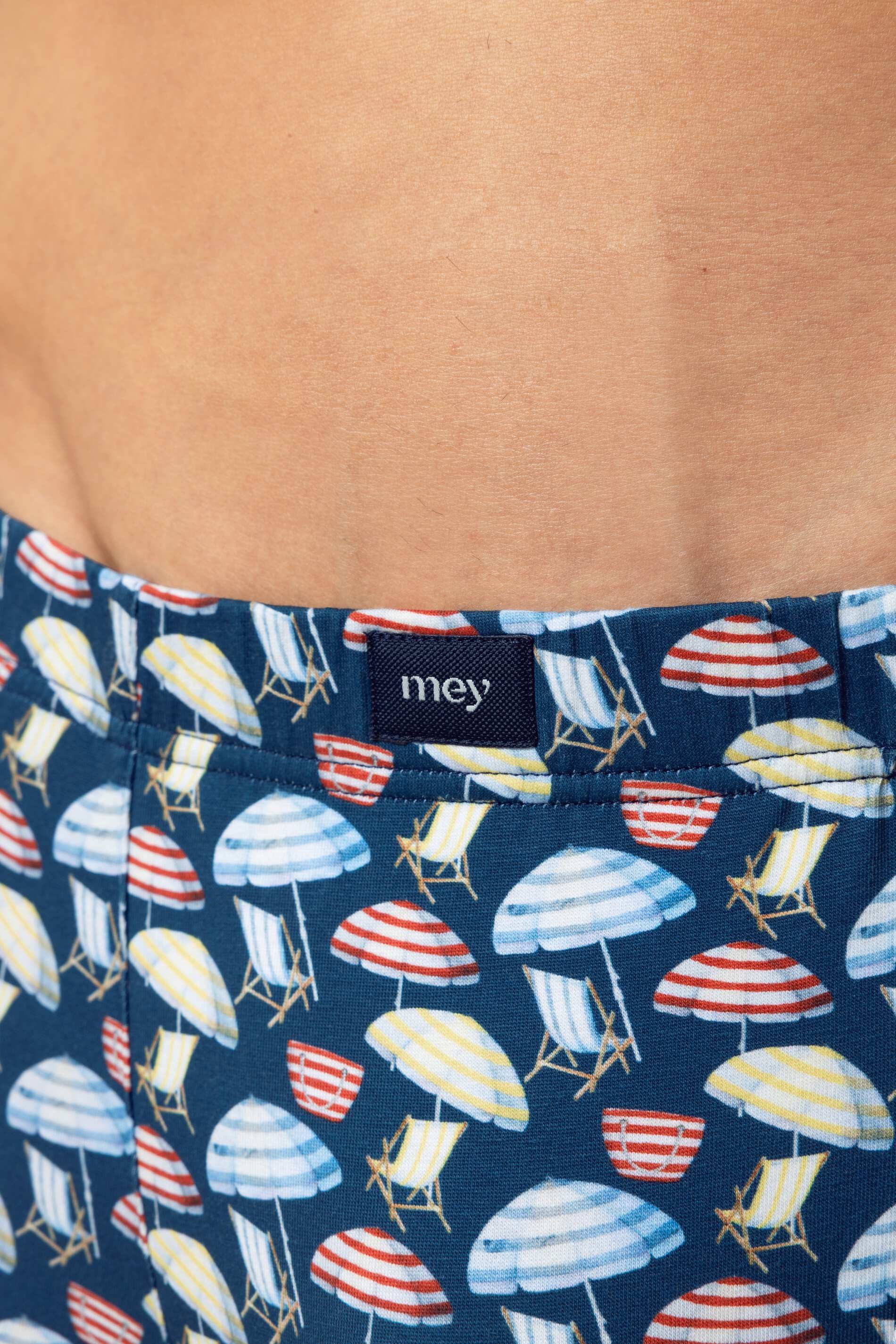 Mey Trunk Mey Long Shorty Serie Sunscreen & Sand mit Print (1-St., 1) Moderne Trunks, Gemustert, Atmungsaktiv, Baumwoll-Mix