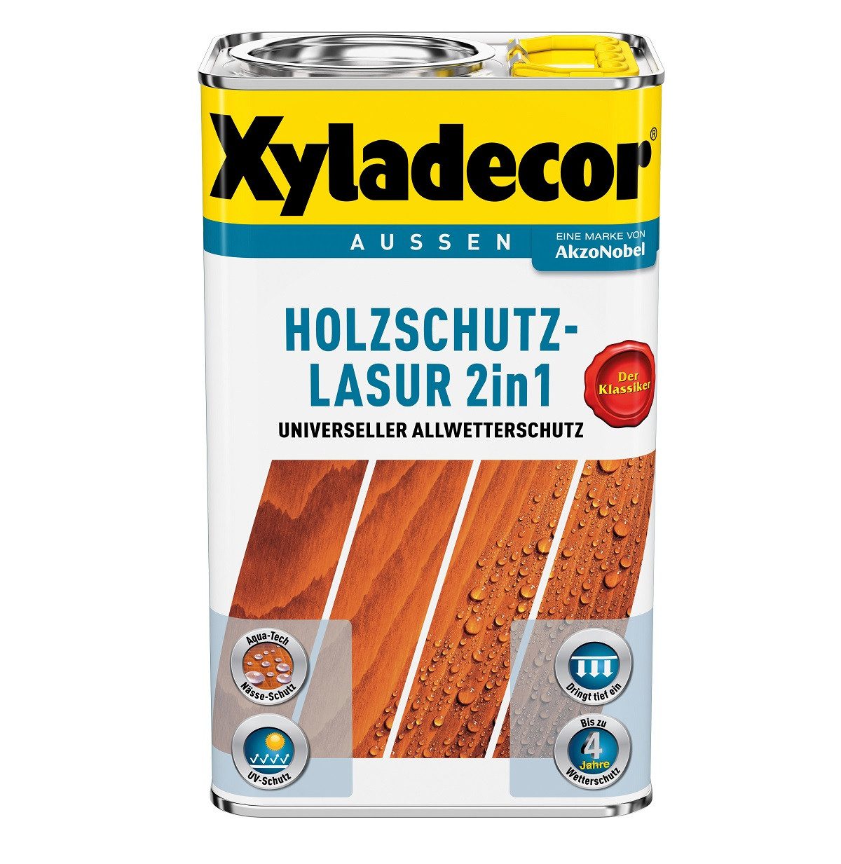 Xyladecor  Holzschutzlasur XYLADECOR Holzschutzlasur Palisander 2,5 Ltr