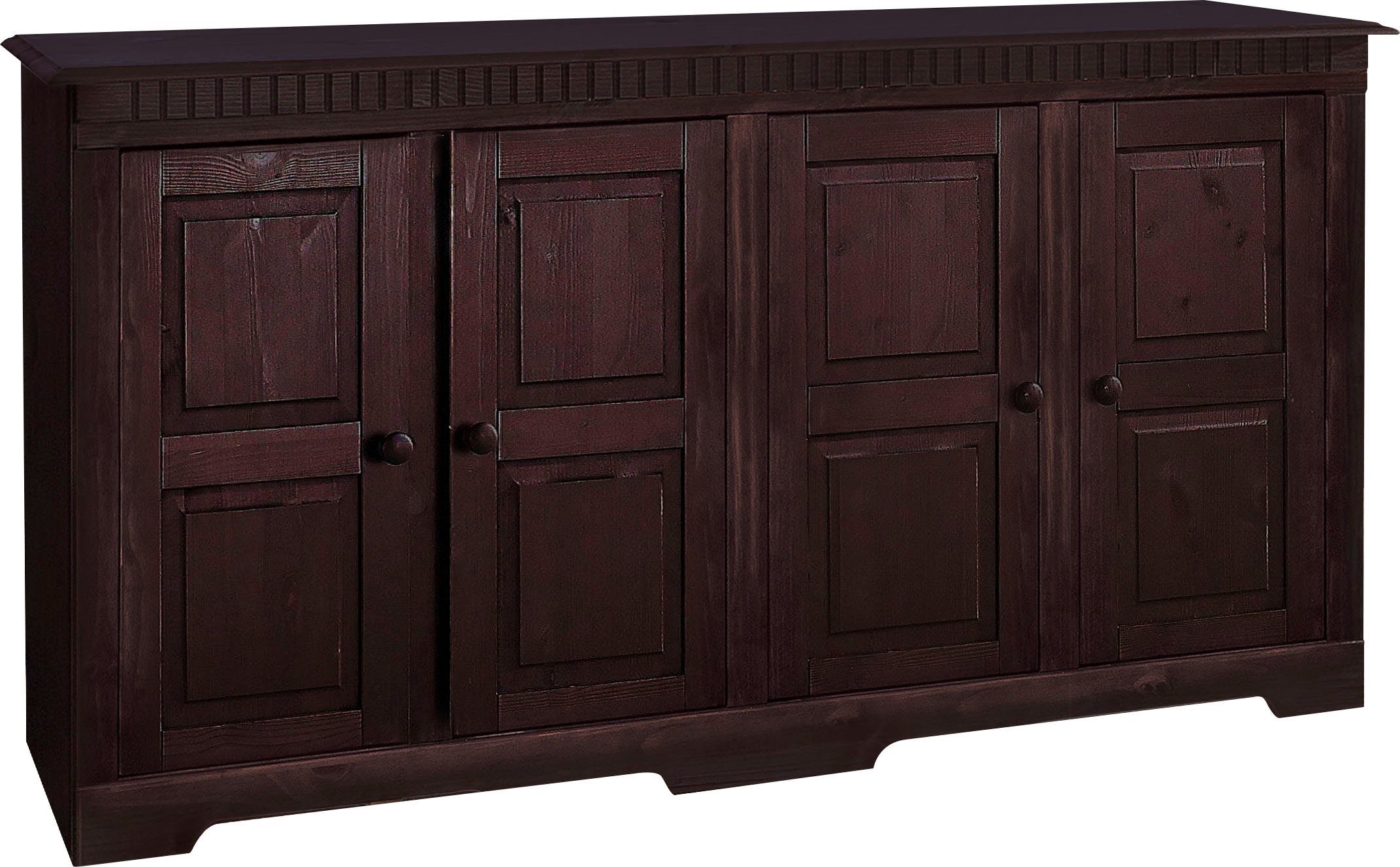 Home affaire Sideboard Lisa, Kommode aus massivem Kiefernholz, Breite 158,5 günstig online kaufen