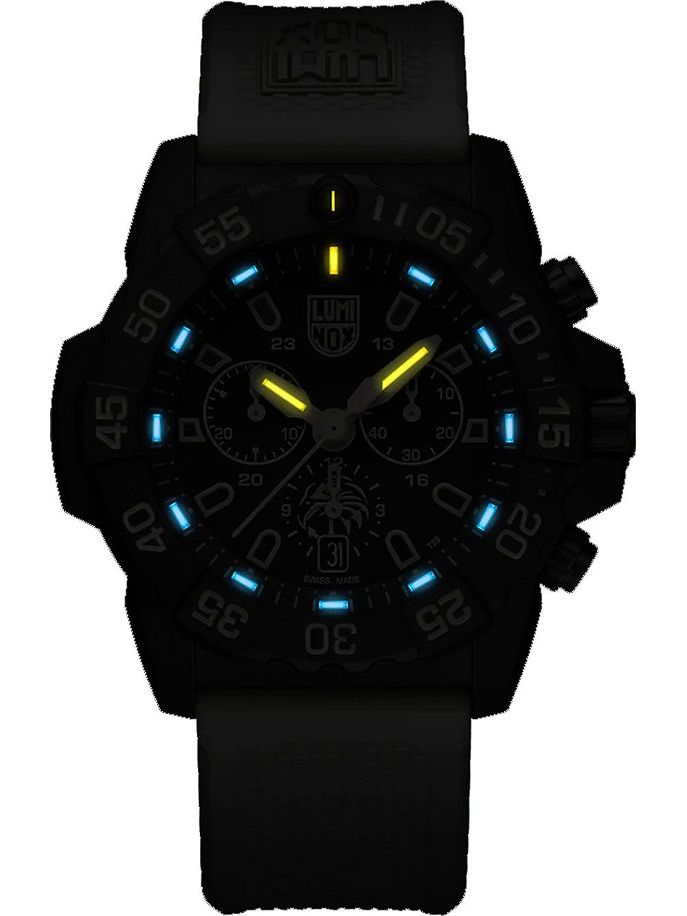 Luminox Quarzuhr Luminox XS.3590.NSF.SET Herrenuhr Navy Seal Foundation Chronograph Set Luminox XS.3590.NSF.SET Herrenuhr Navy Seal Foundation Chronograph Set 45mm 20ATM