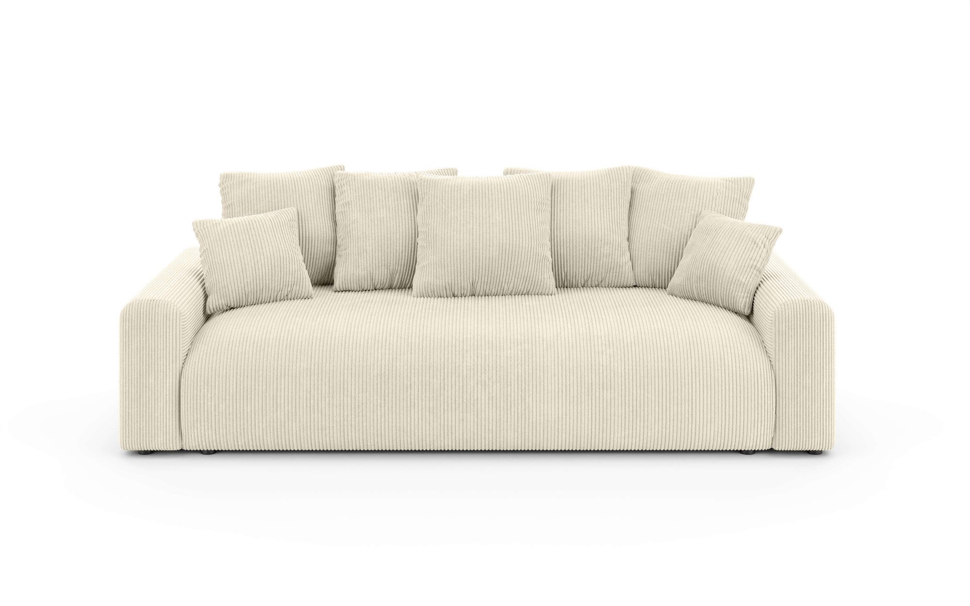 Home affaire Big-Sofa LAKESIDE klein 3-Sitzer Schlafsofa mit Bettkasten, Br günstig online kaufen
