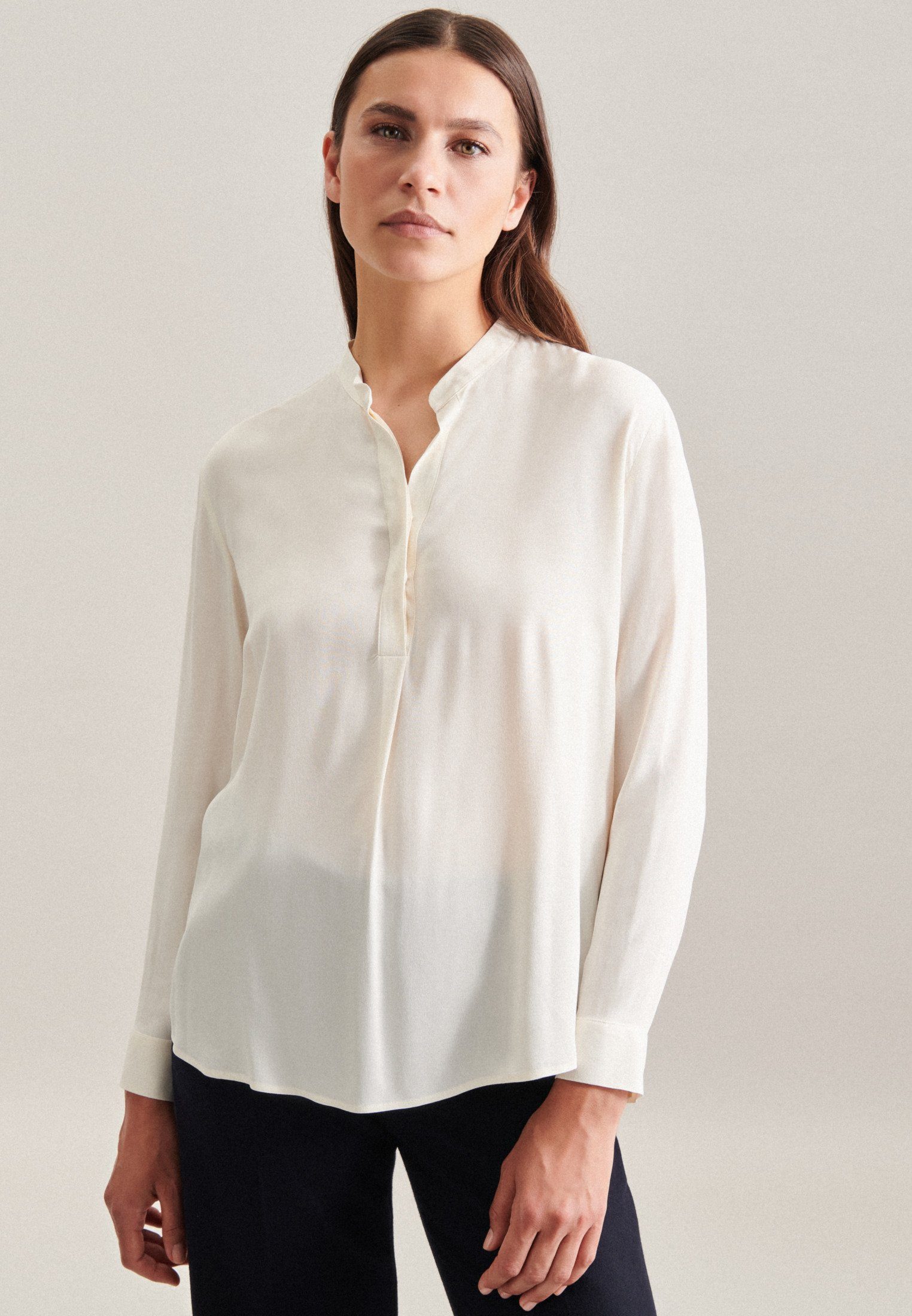 seidensticker Klassische Bluse Schwarze Rose Tunika günstig online kaufen